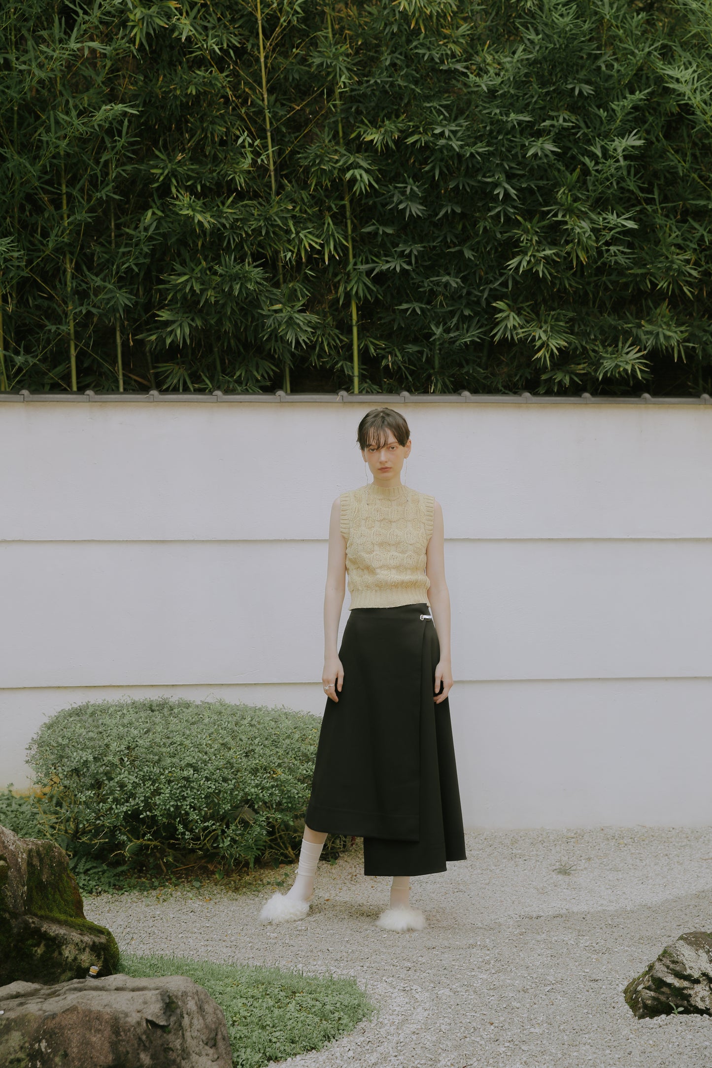 Malmo asymmetric skirt