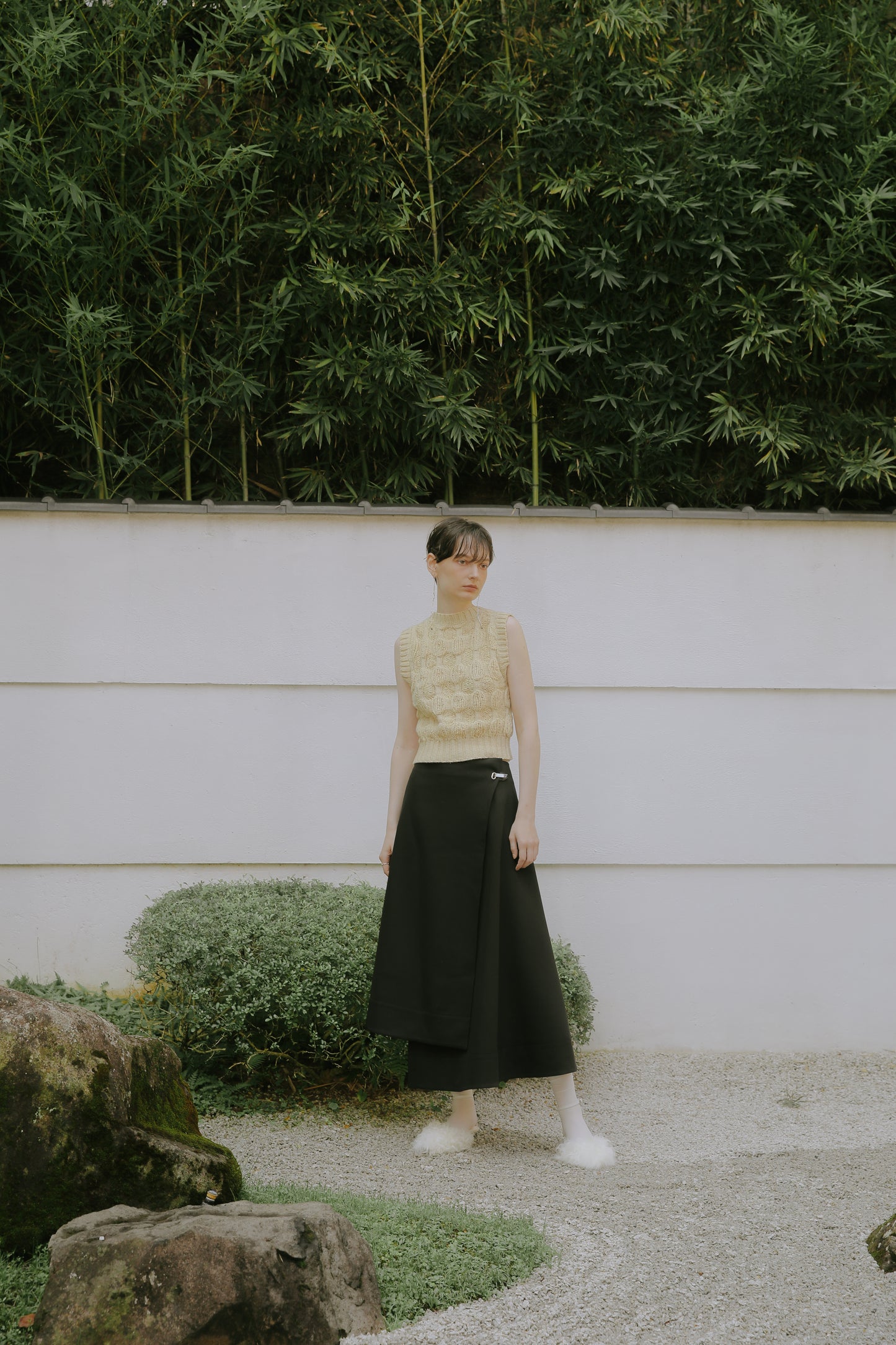 Malmo asymmetric skirt