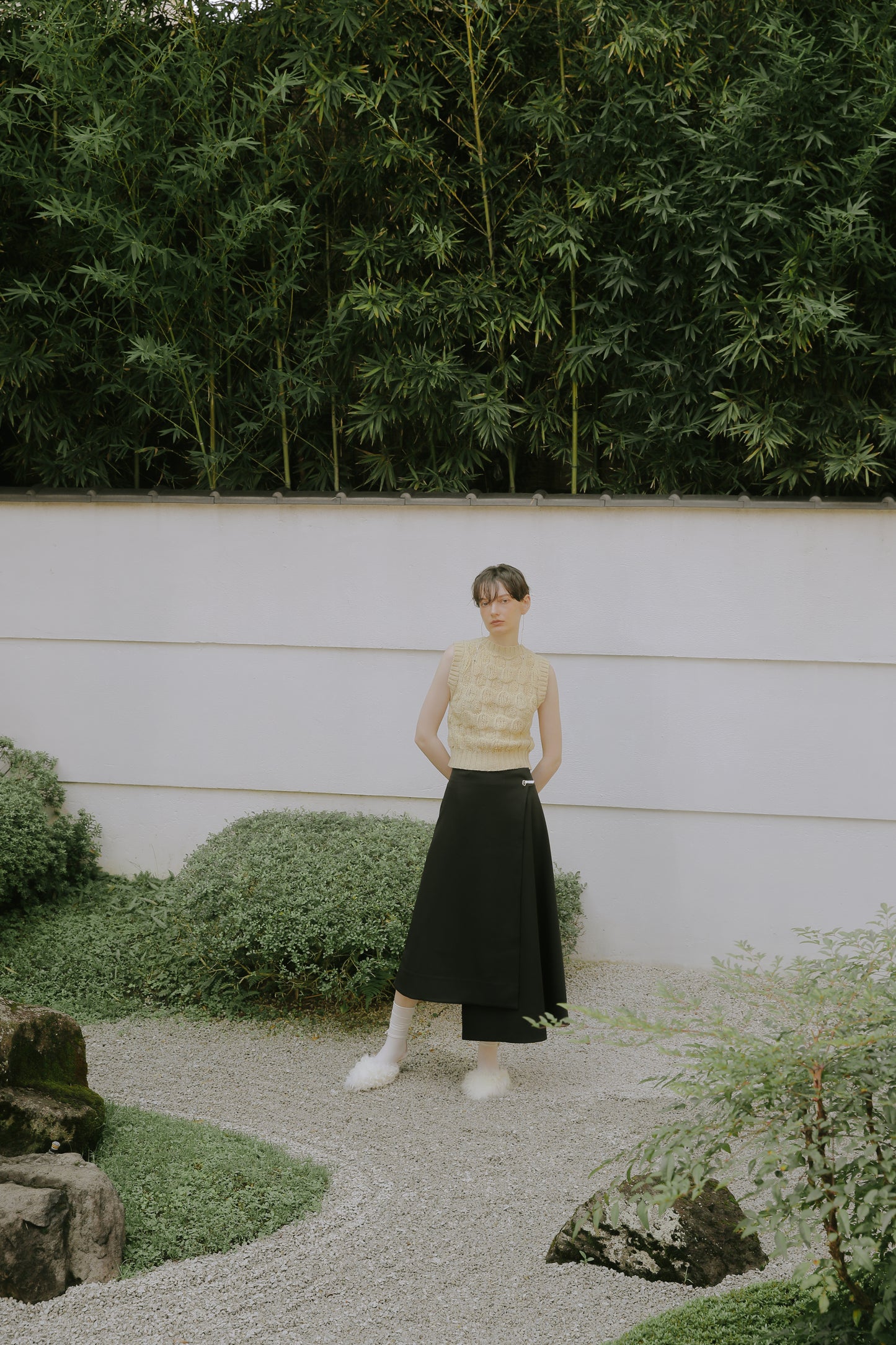 Malmo asymmetric skirt