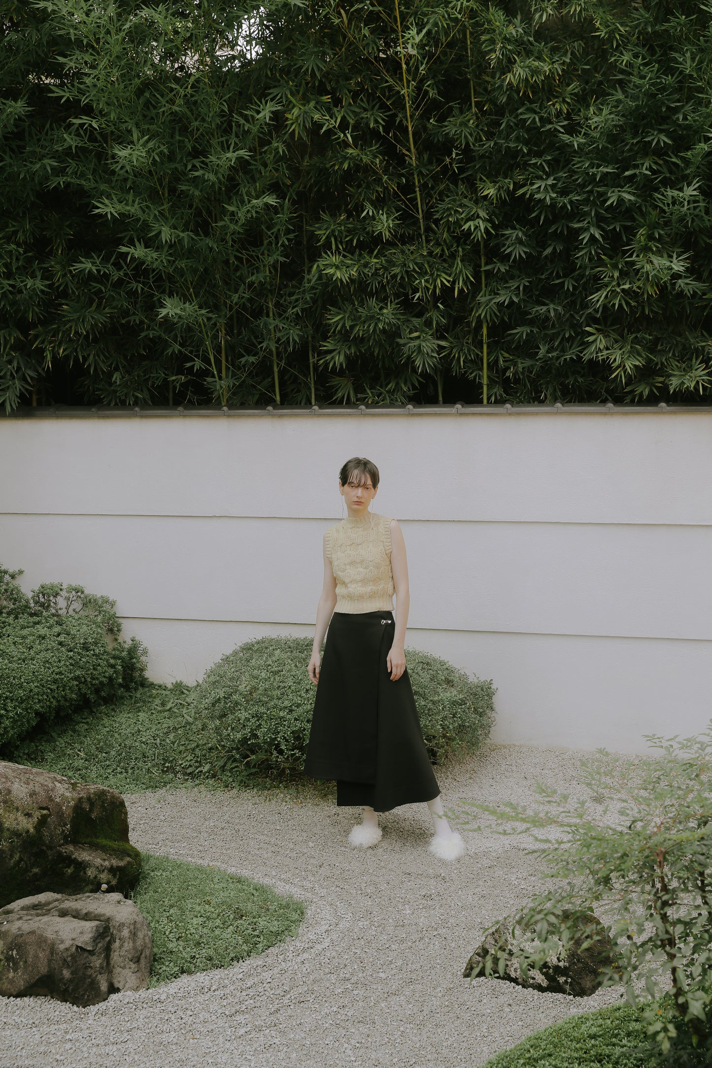 Malmo asymmetric skirt