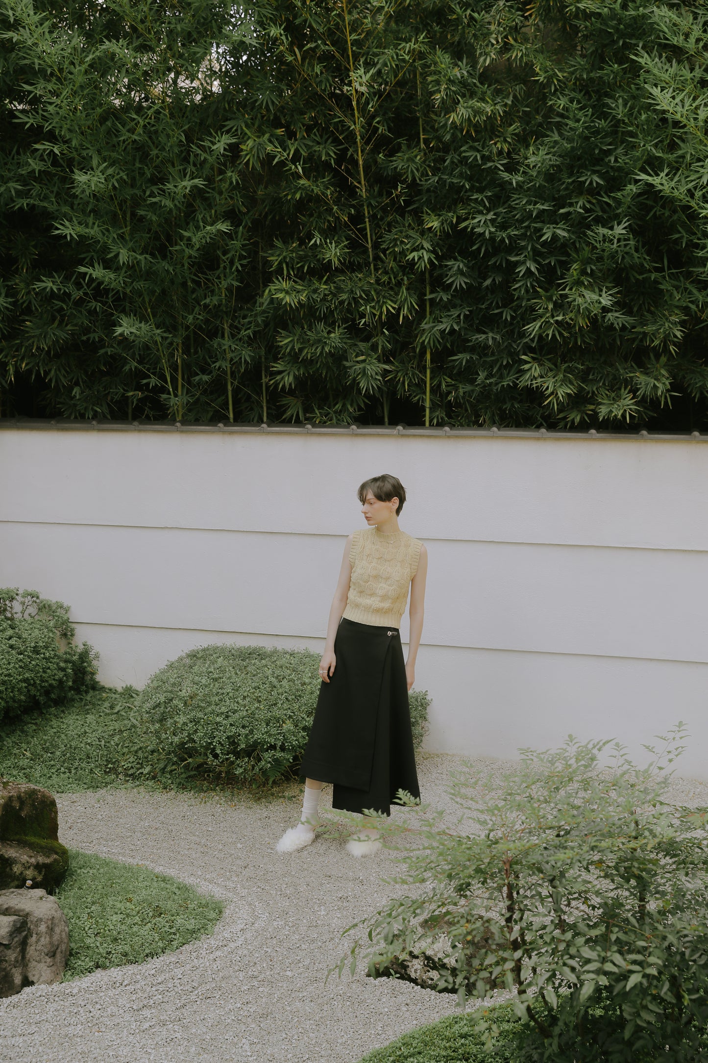 Malmo asymmetric skirt