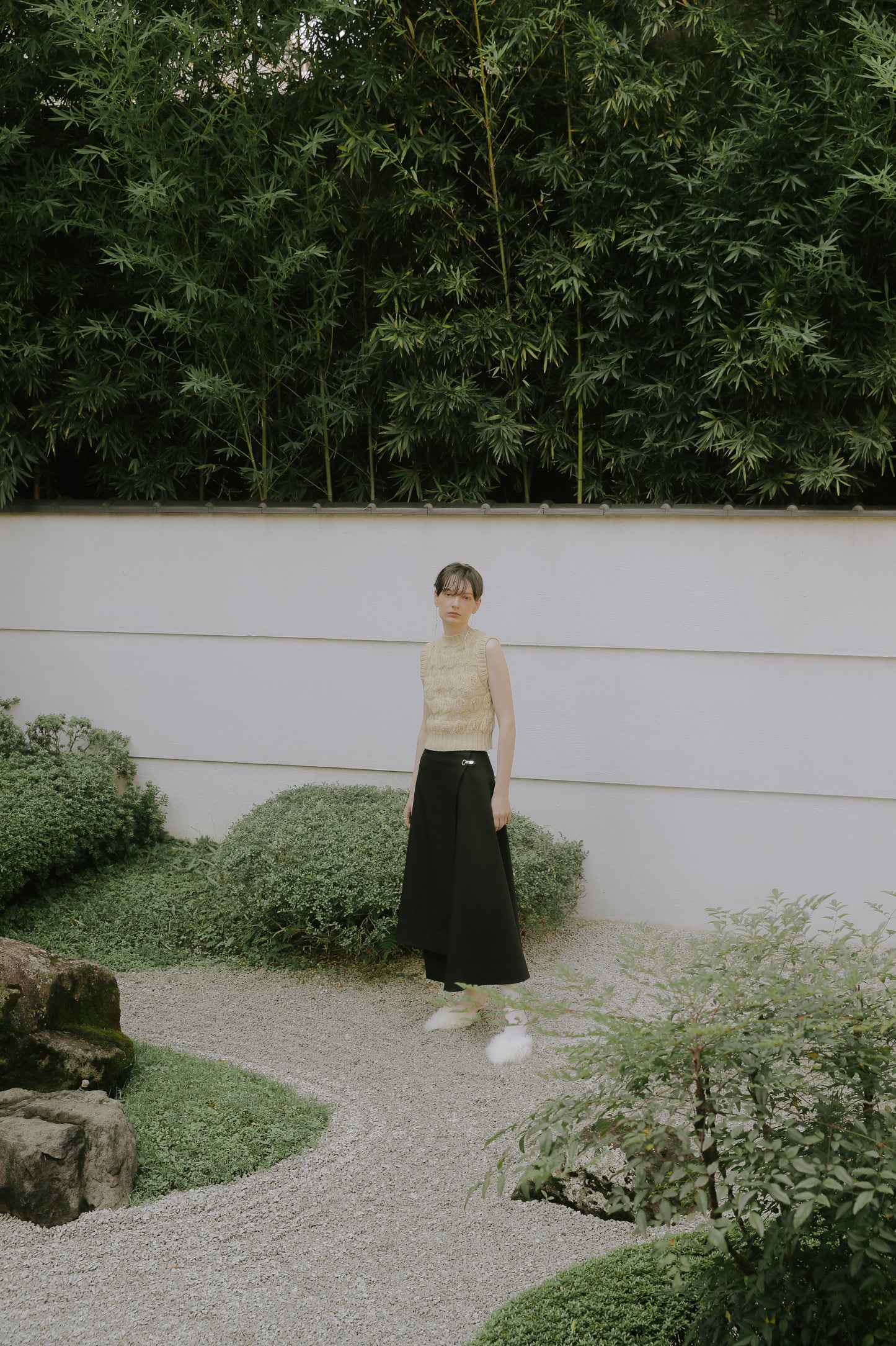 Malmo asymmetric skirt