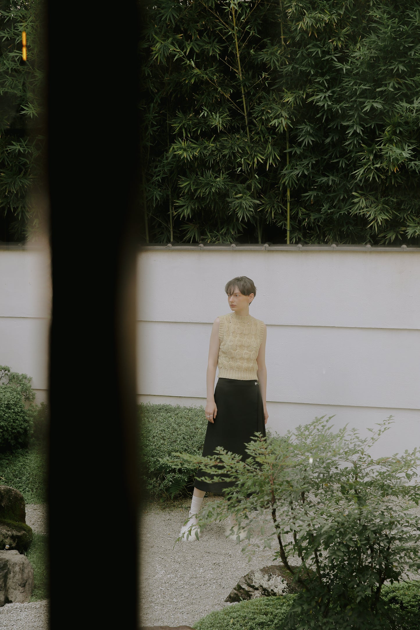 Malmo asymmetric skirt