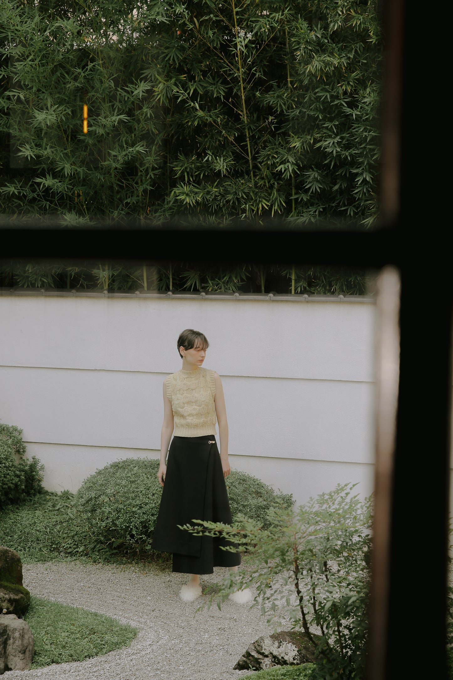 Malmo asymmetric skirt