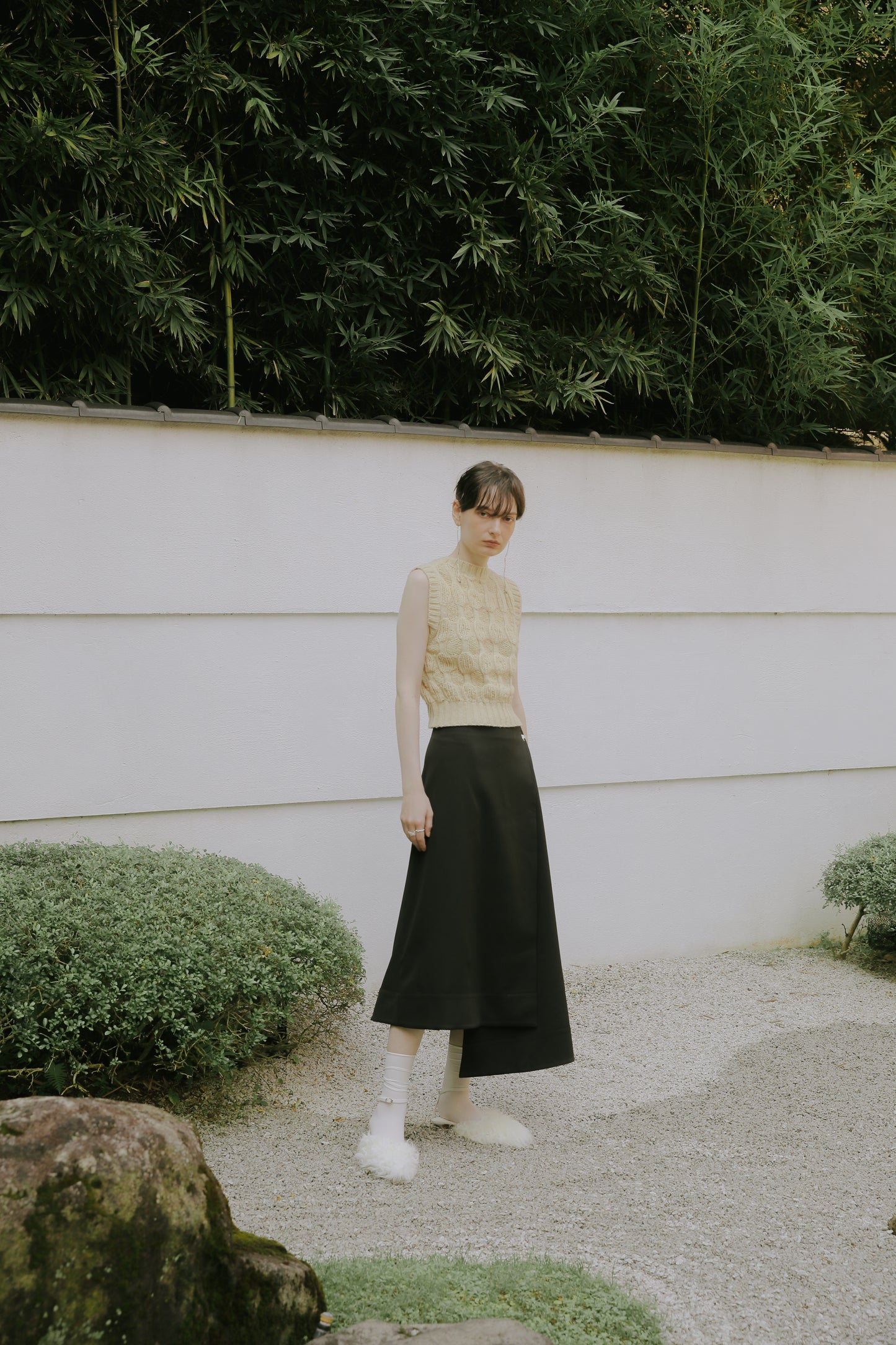 Malmo asymmetric skirt