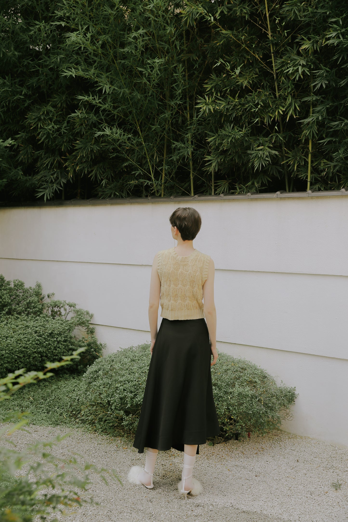 Malmo asymmetric skirt