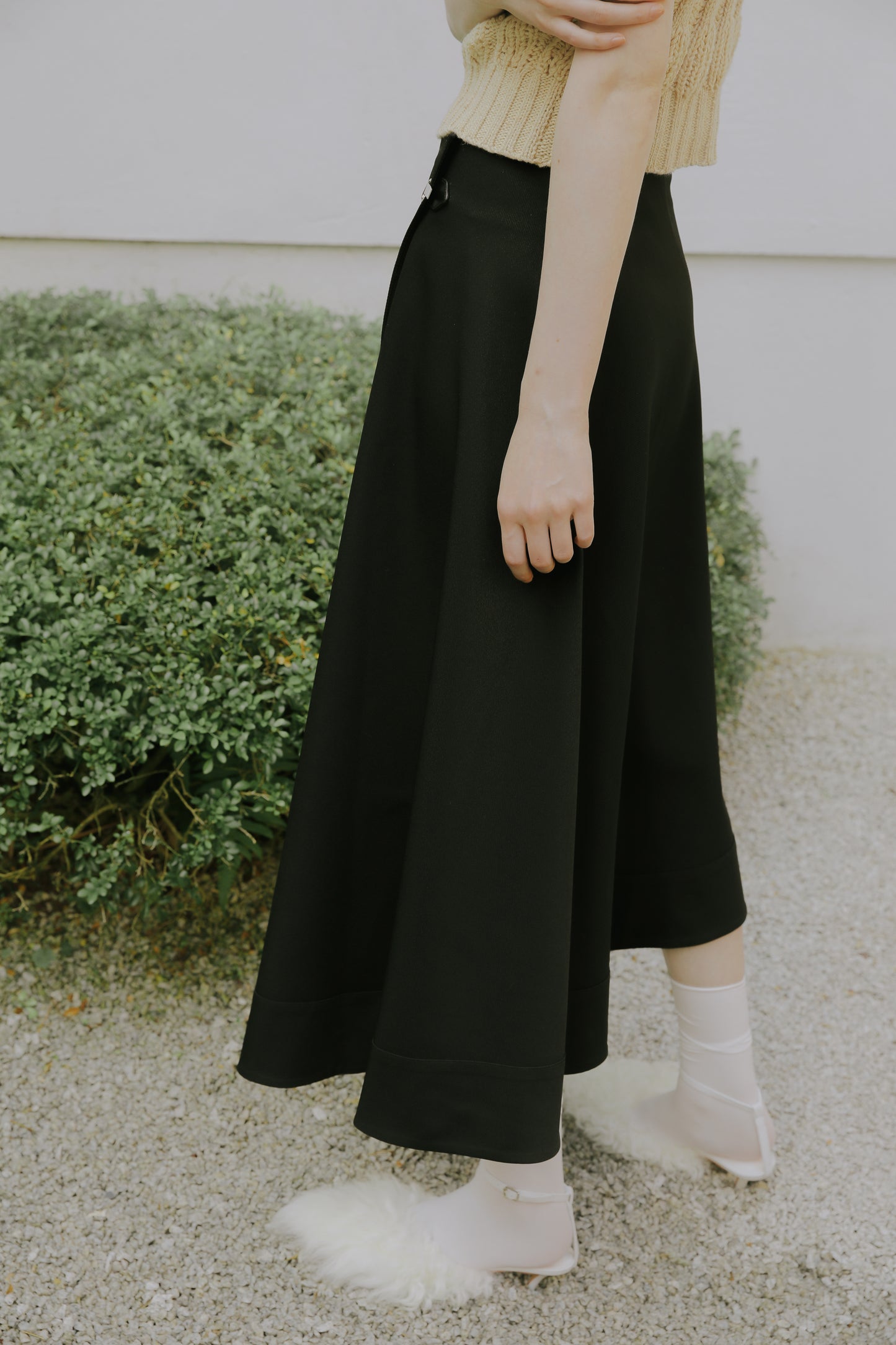 Malmo asymmetric skirt