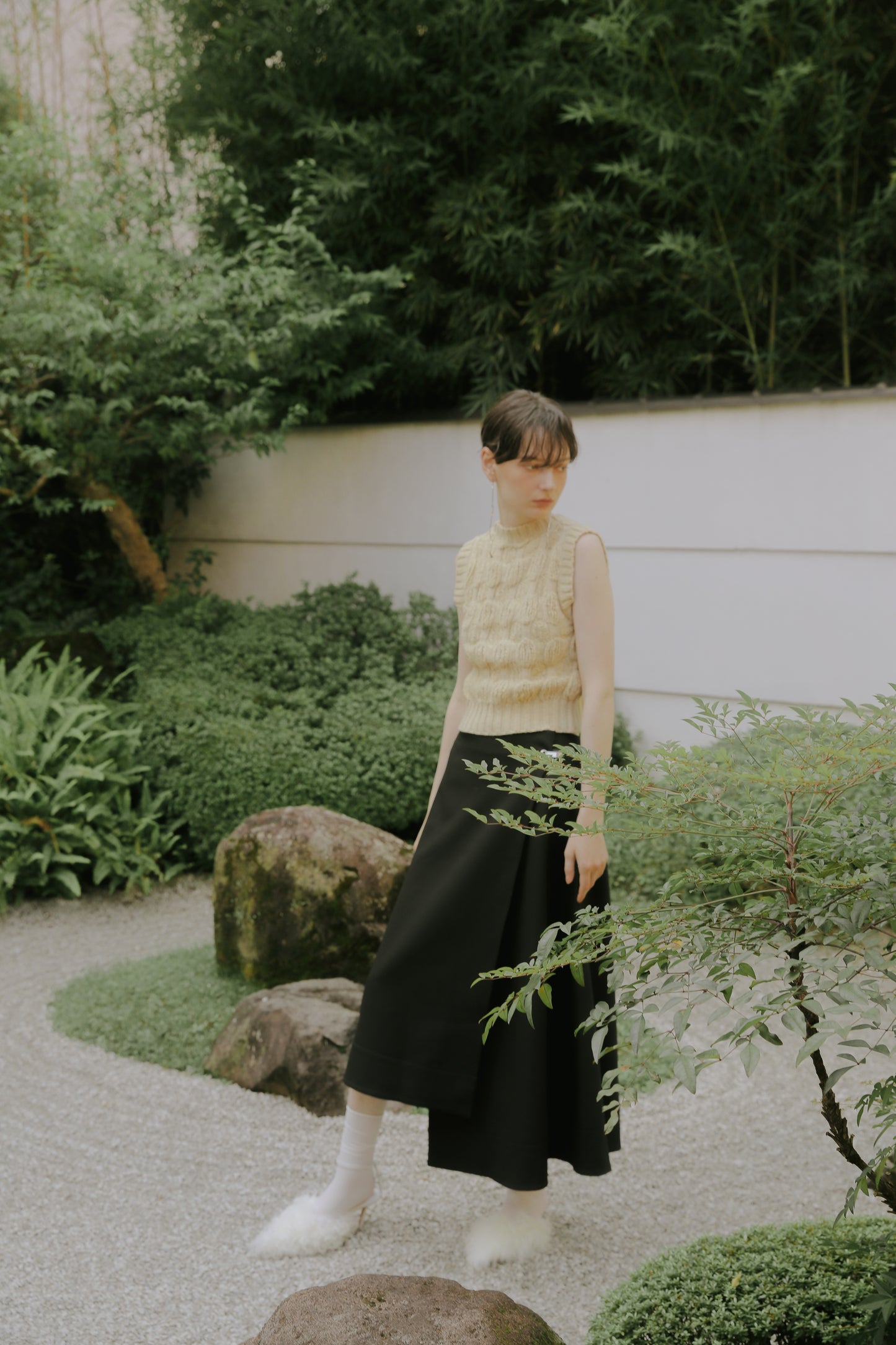 Malmo asymmetric skirt