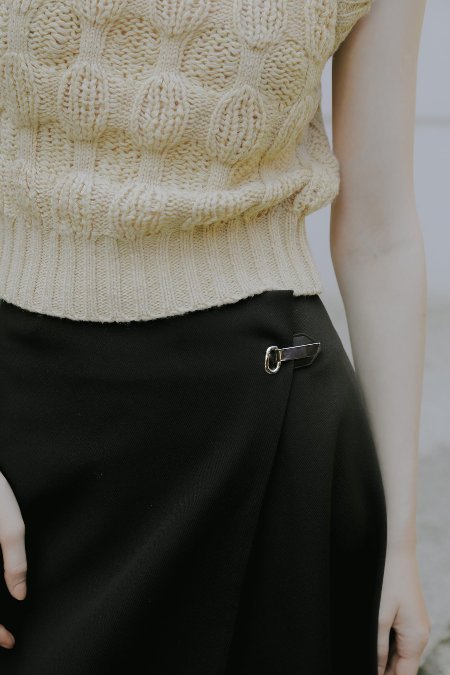 Malmo asymmetric skirt