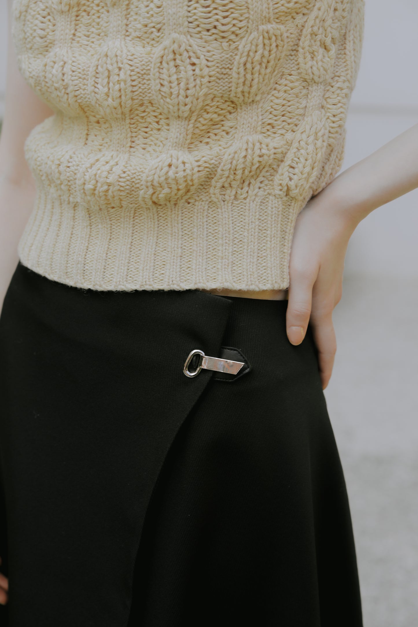 Malmo asymmetric skirt