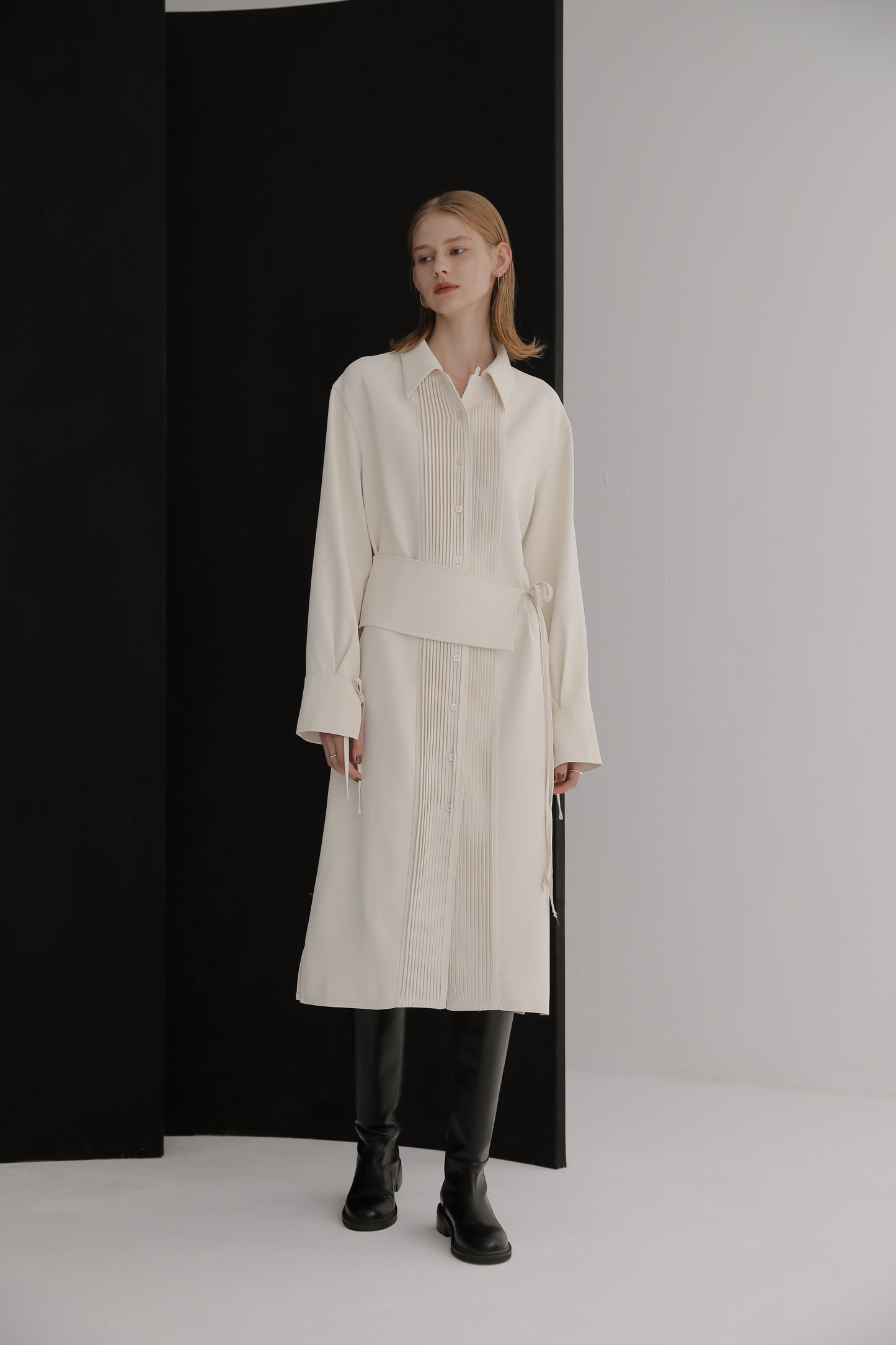 Mallow belted dress