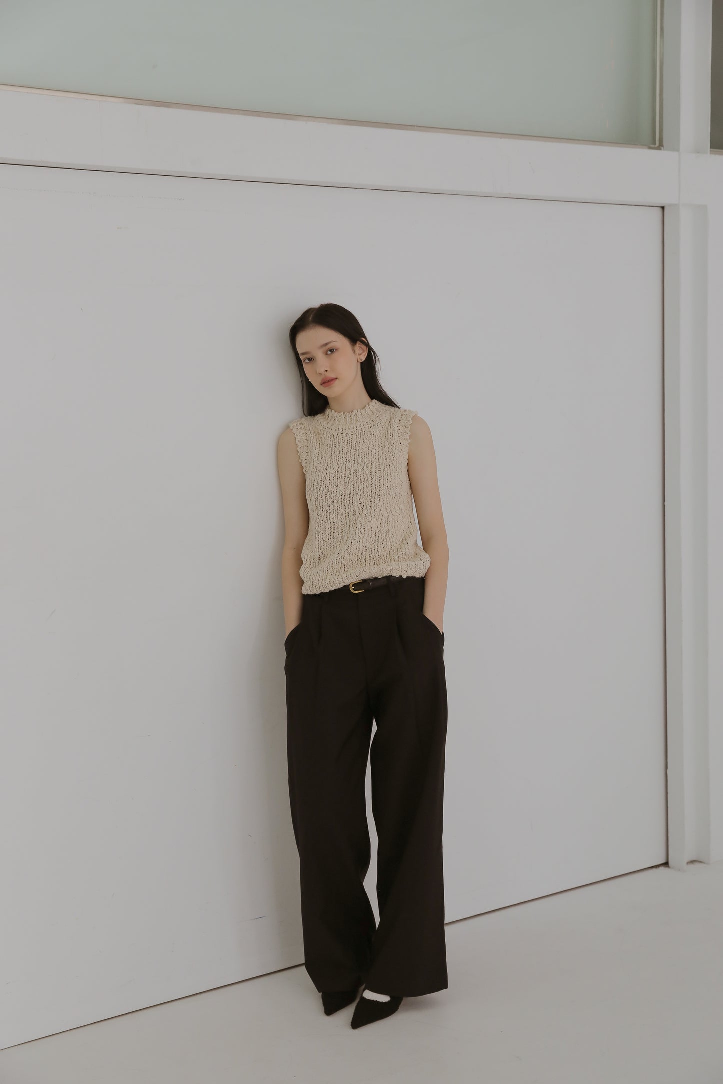 Le signature loose fit trousers