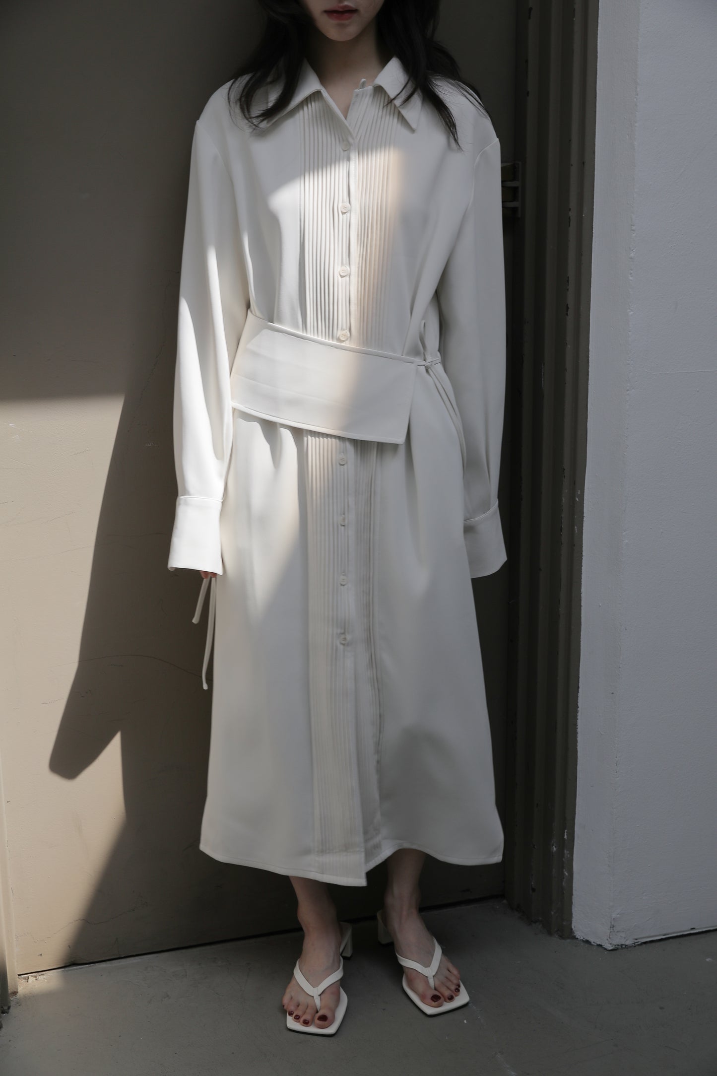 Mallow belted dress