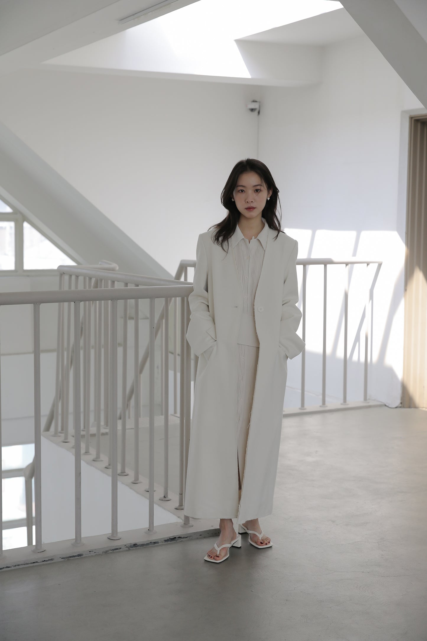 Meteor signature long coat