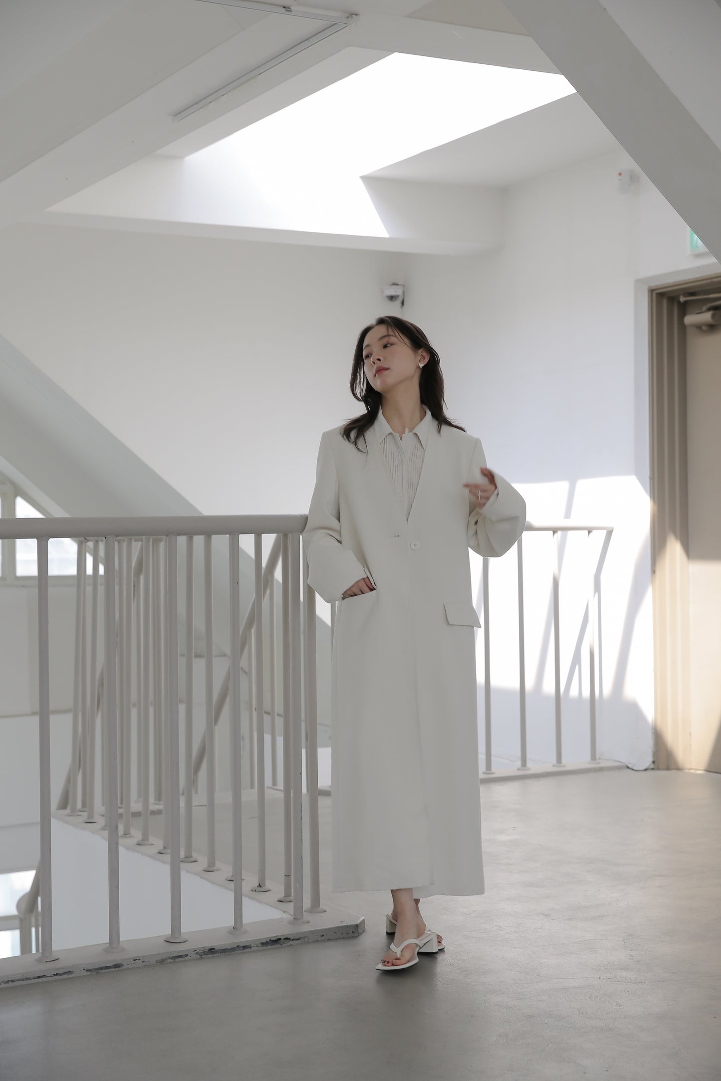Meteor signature long coat