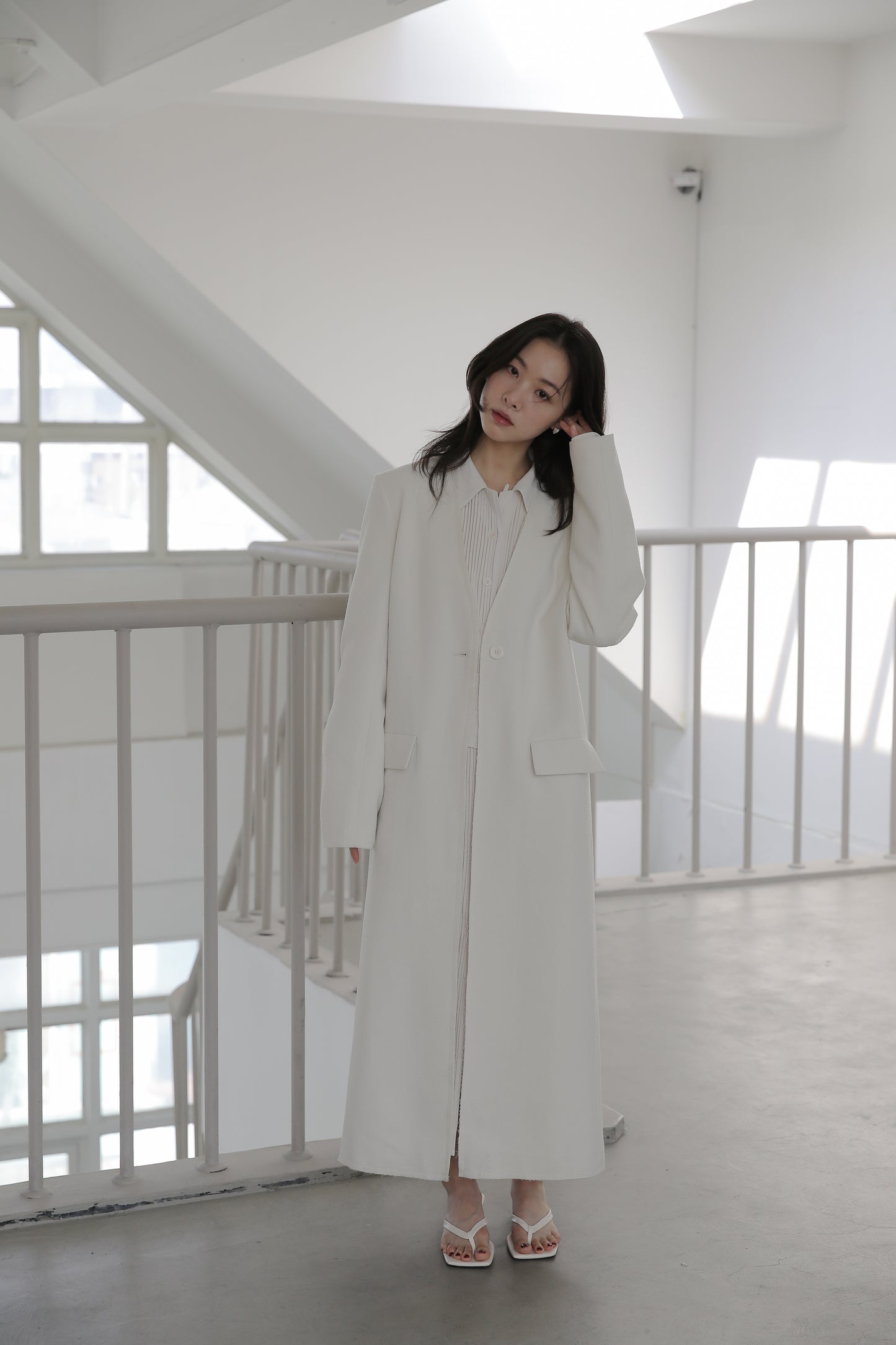 Meteor signature long coat