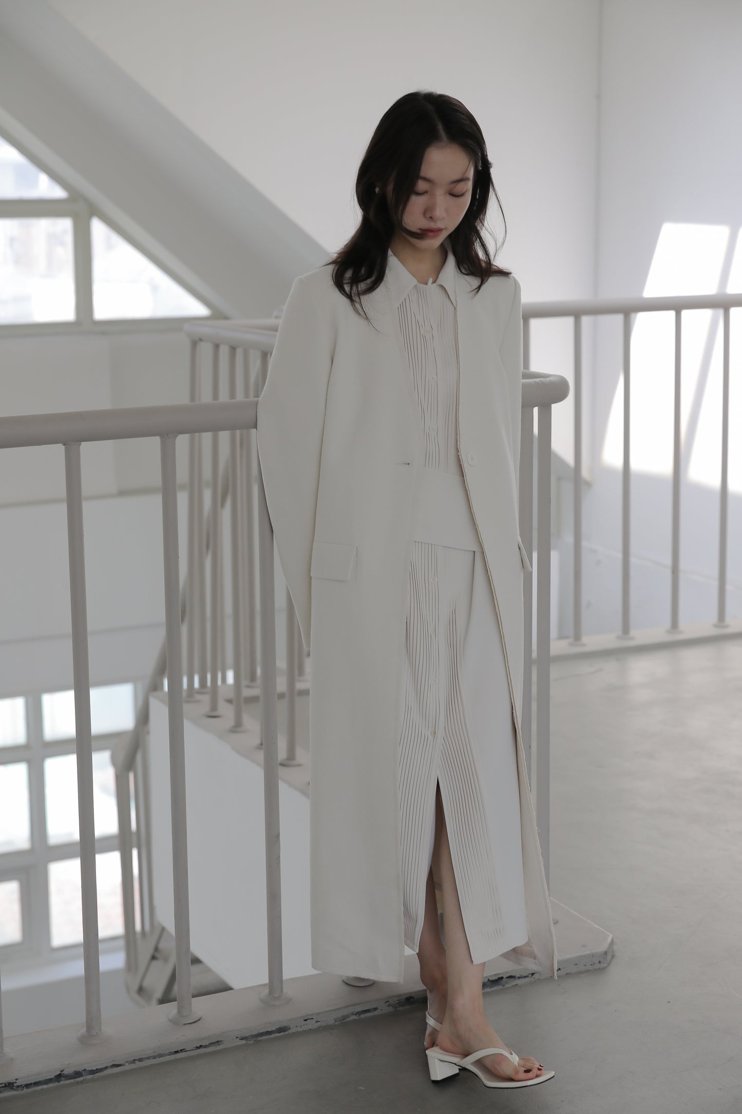 Meteor signature long coat