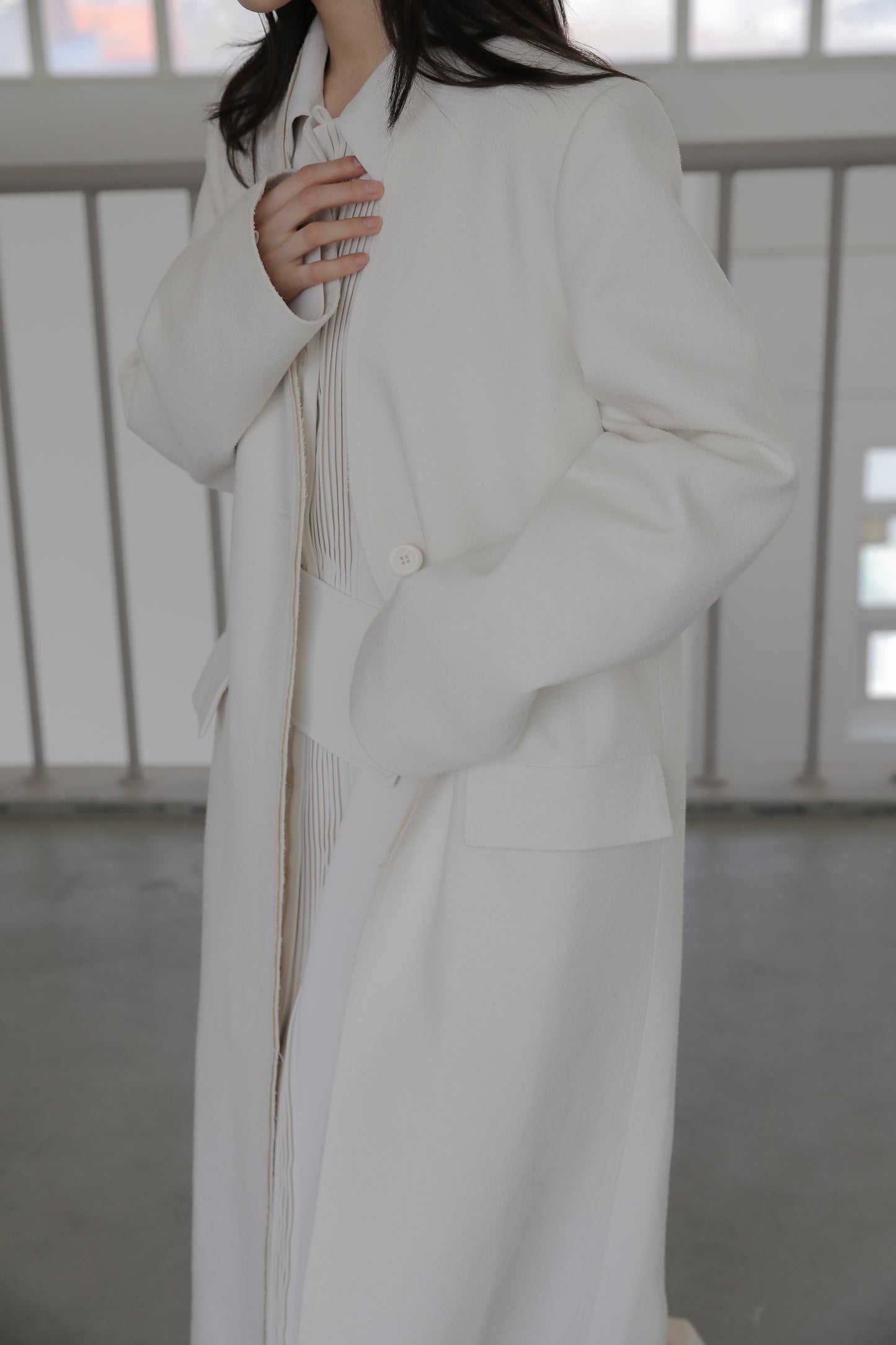 Meteor signature long coat