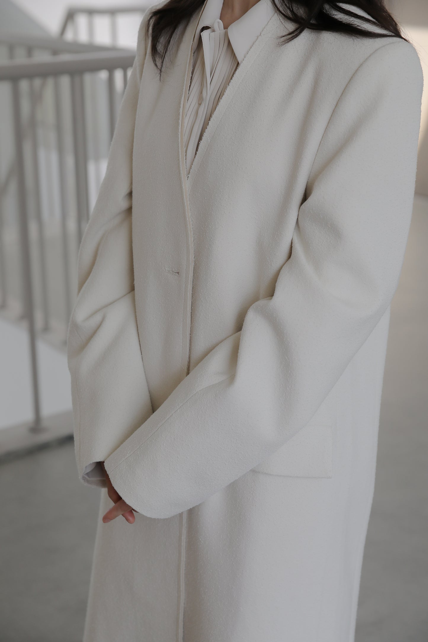 Meteor signature long coat