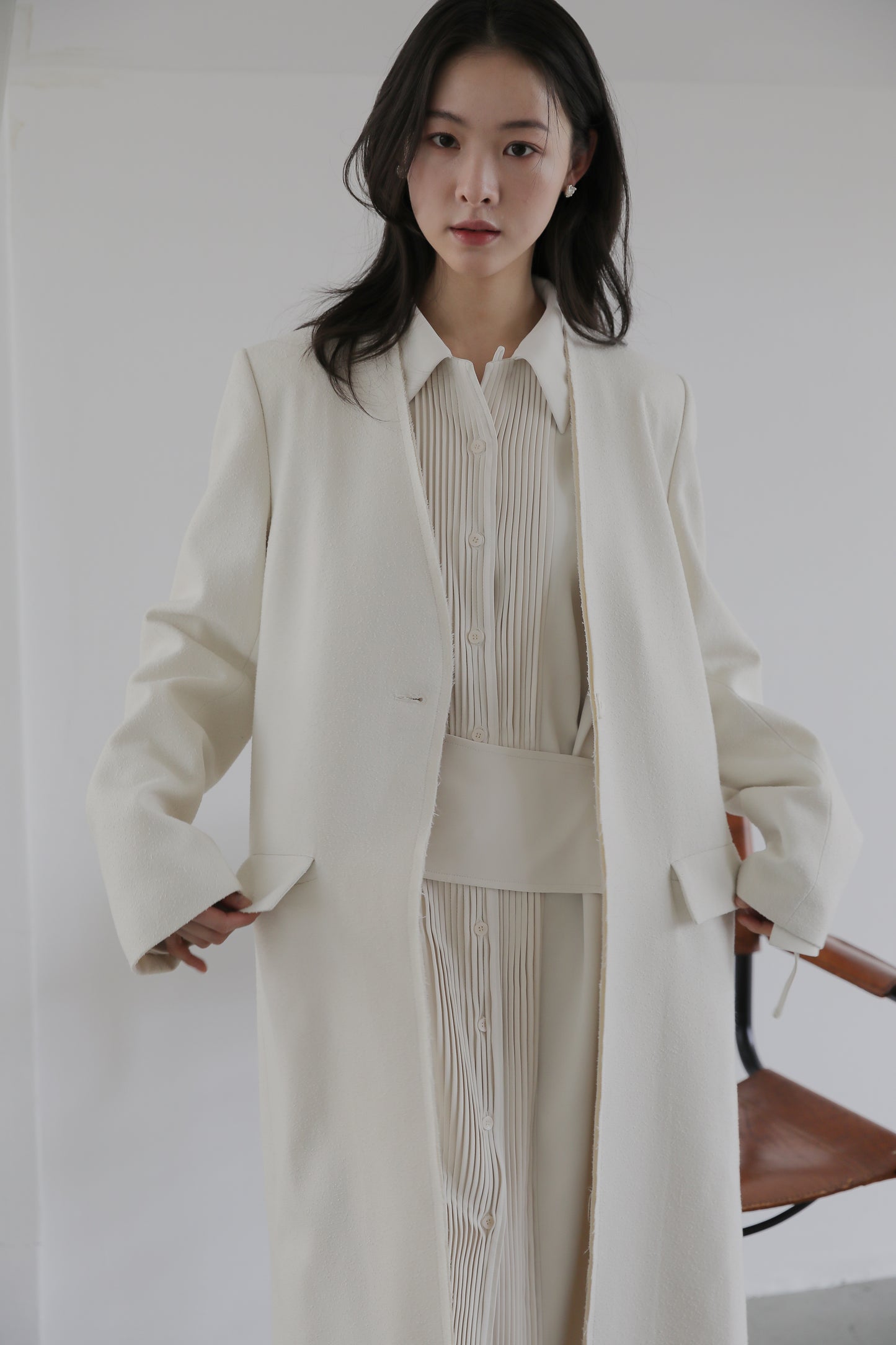 Meteor signature long coat