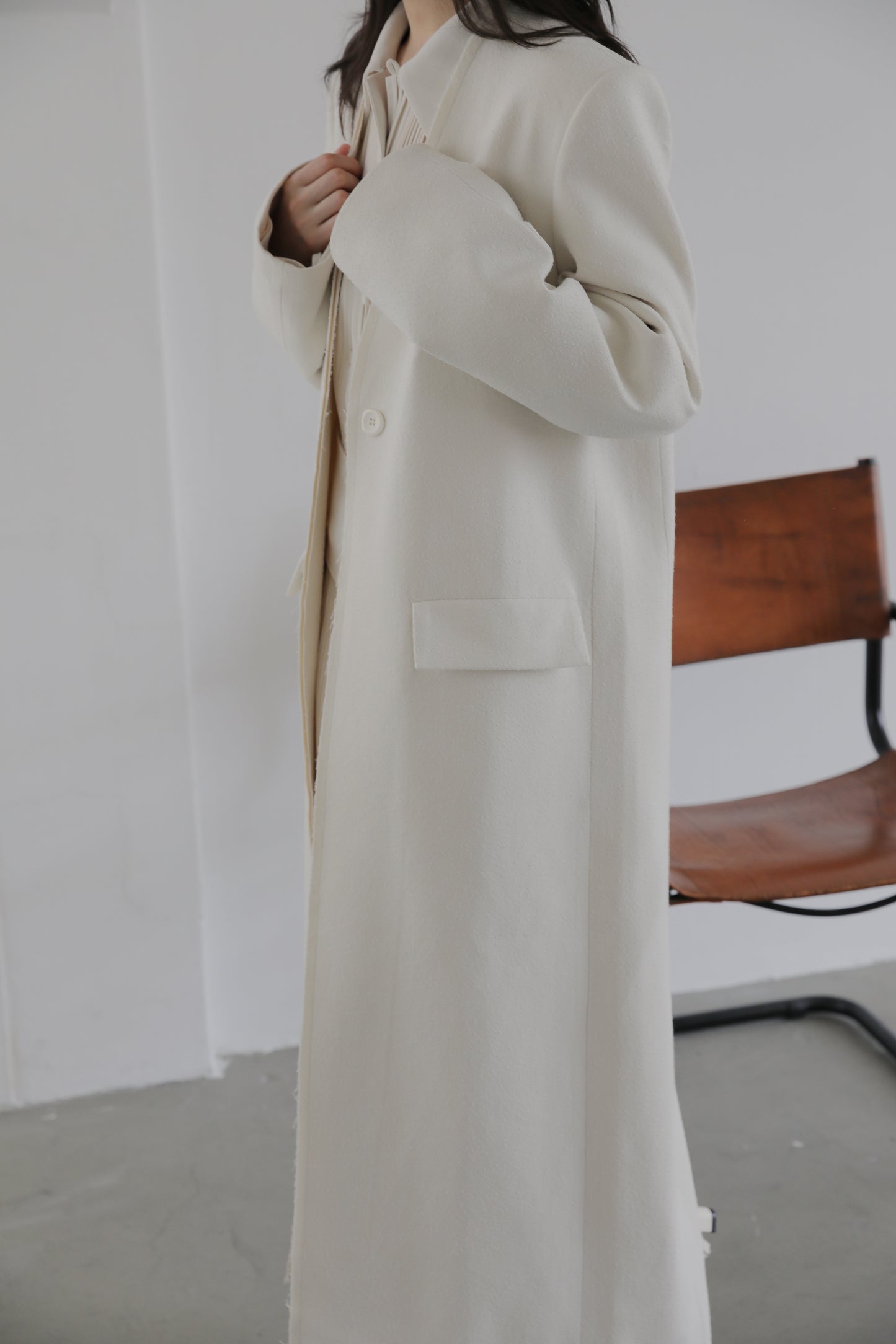 Meteor signature long coat