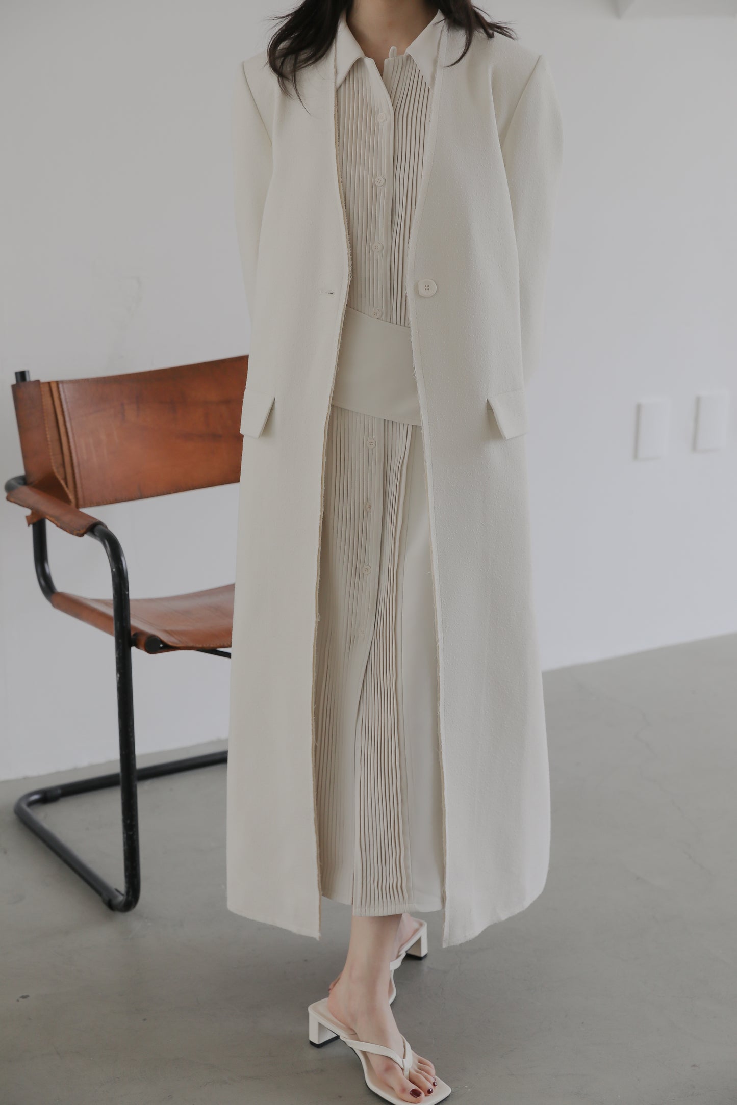 Meteor signature long coat