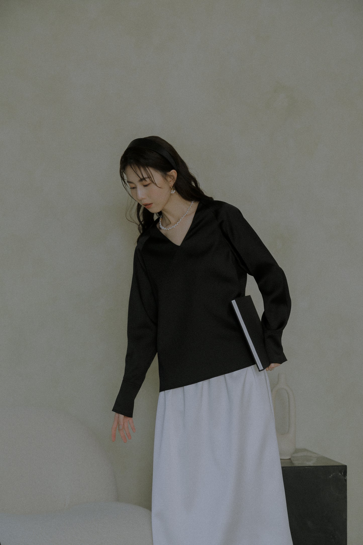Molloy 緞面半身裙