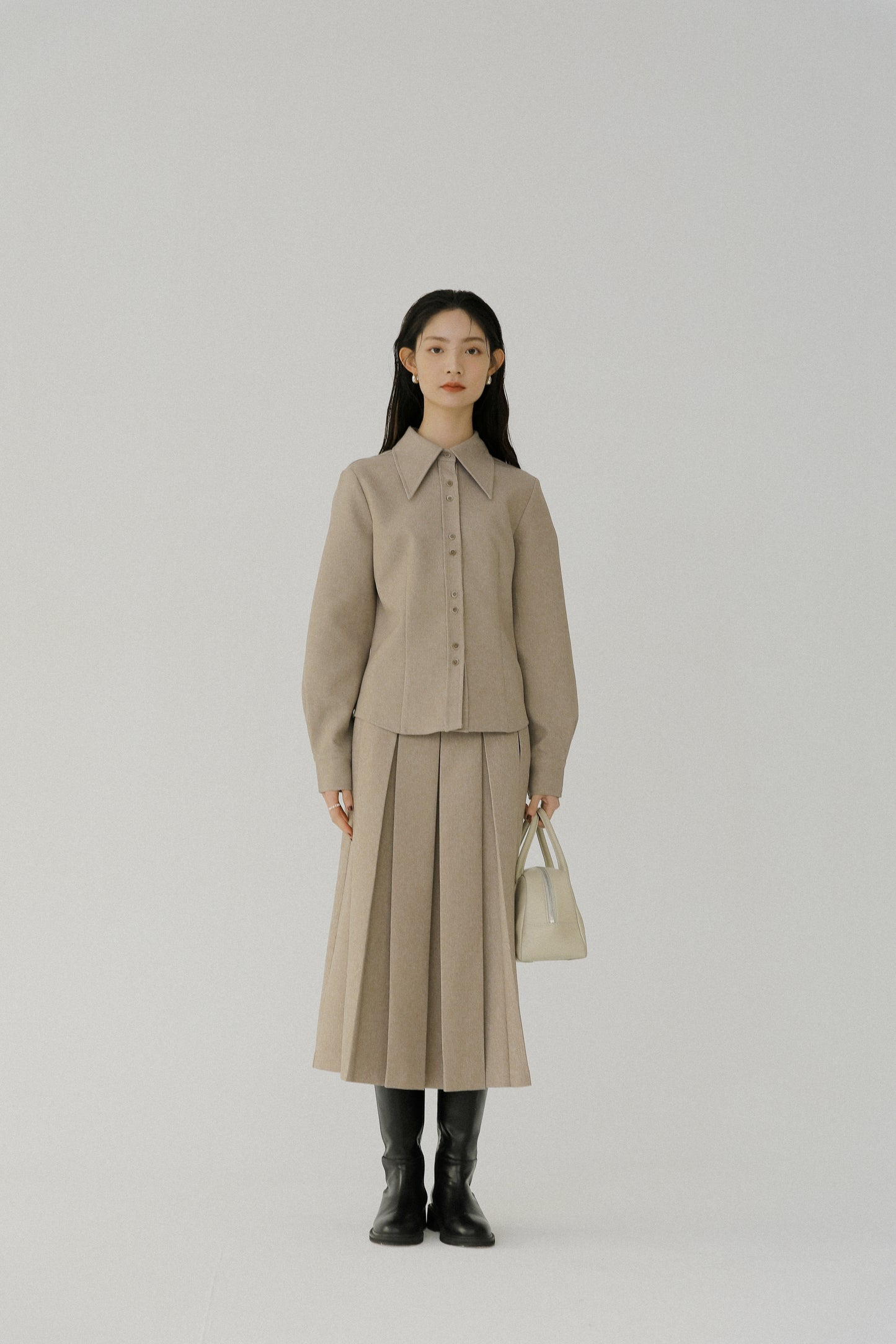 Noma pleat skirt