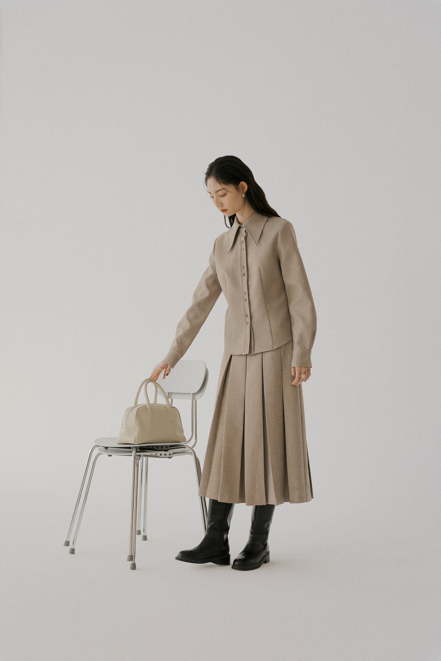 Noma pleat skirt