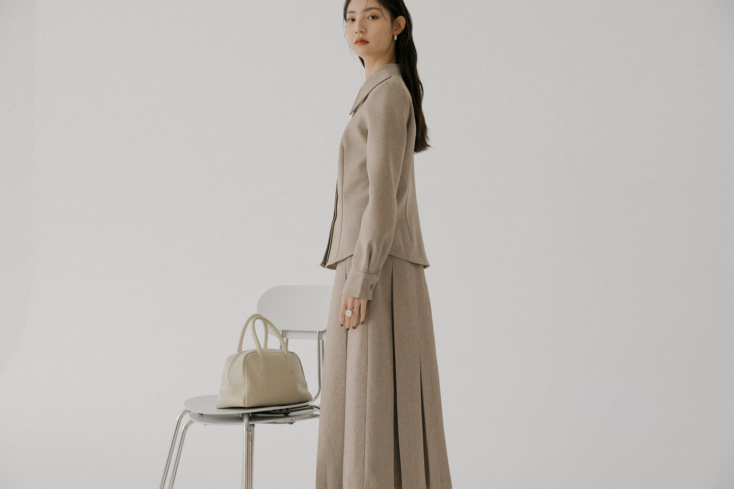 Noma pleat skirt