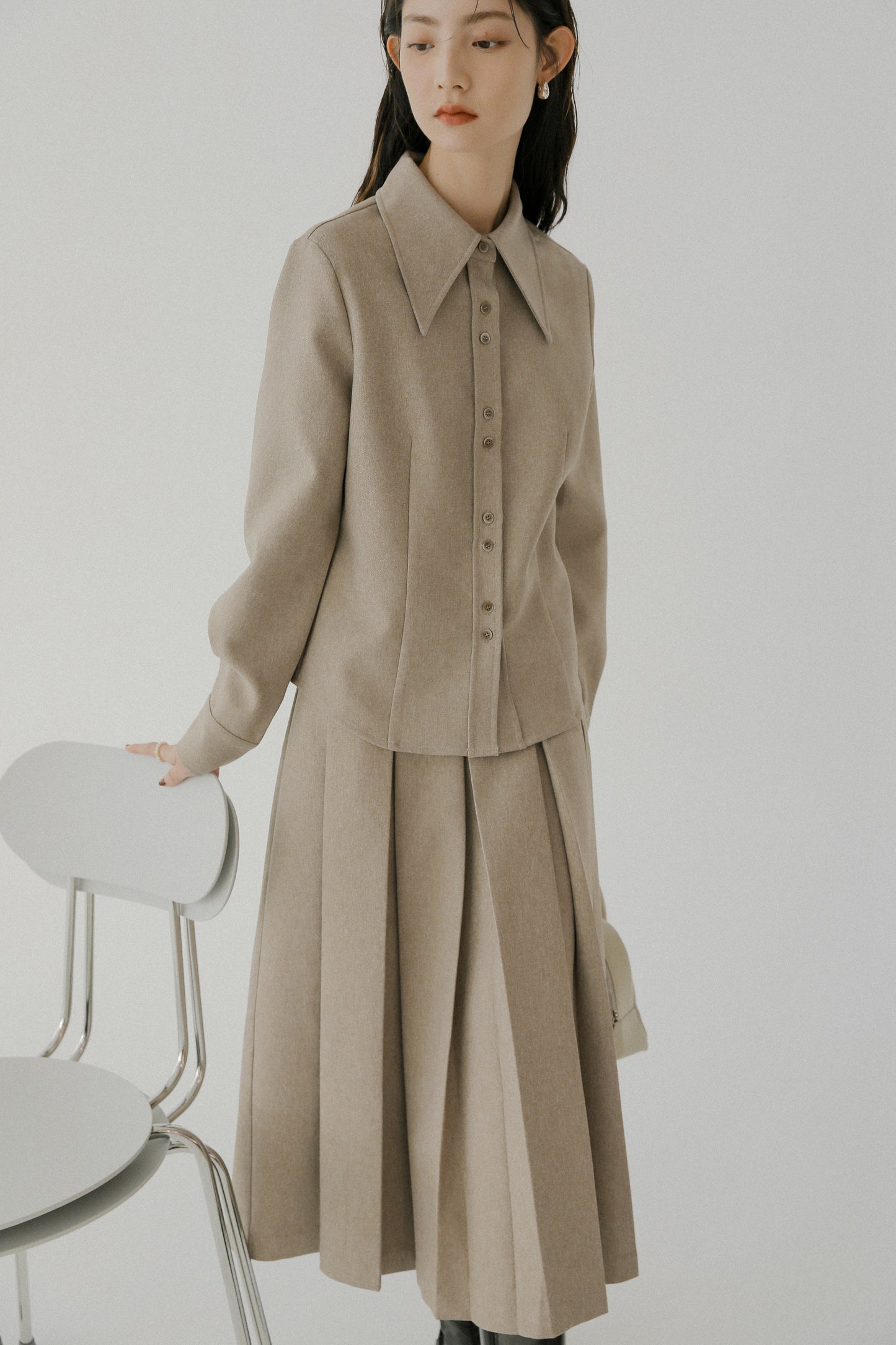 Noma pleat skirt
