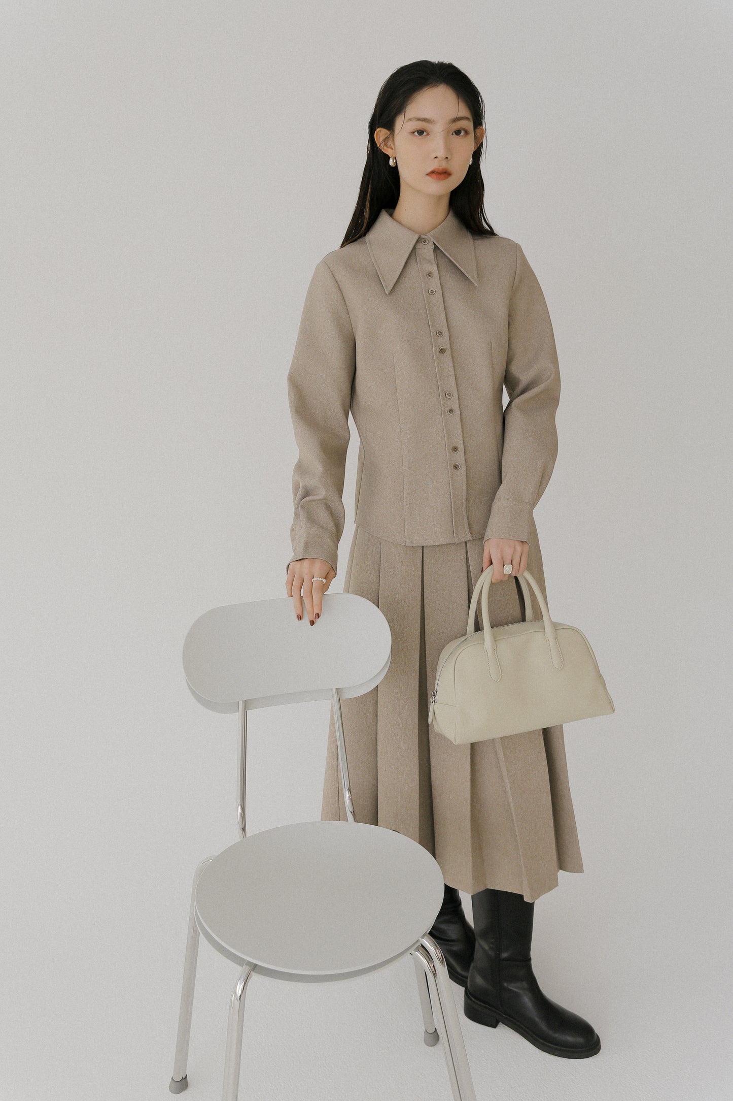 Noma pleat skirt