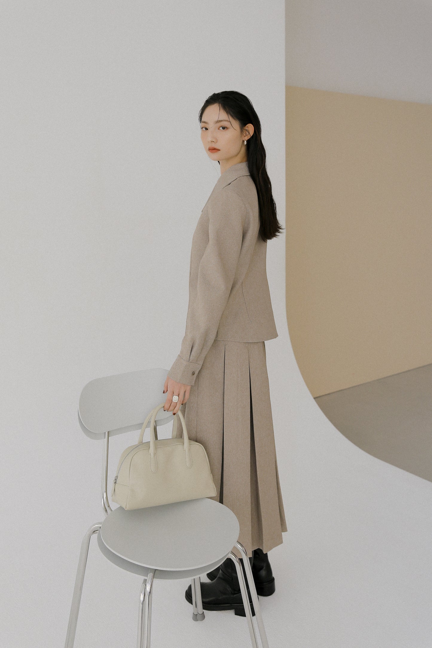 Noma pleat skirt