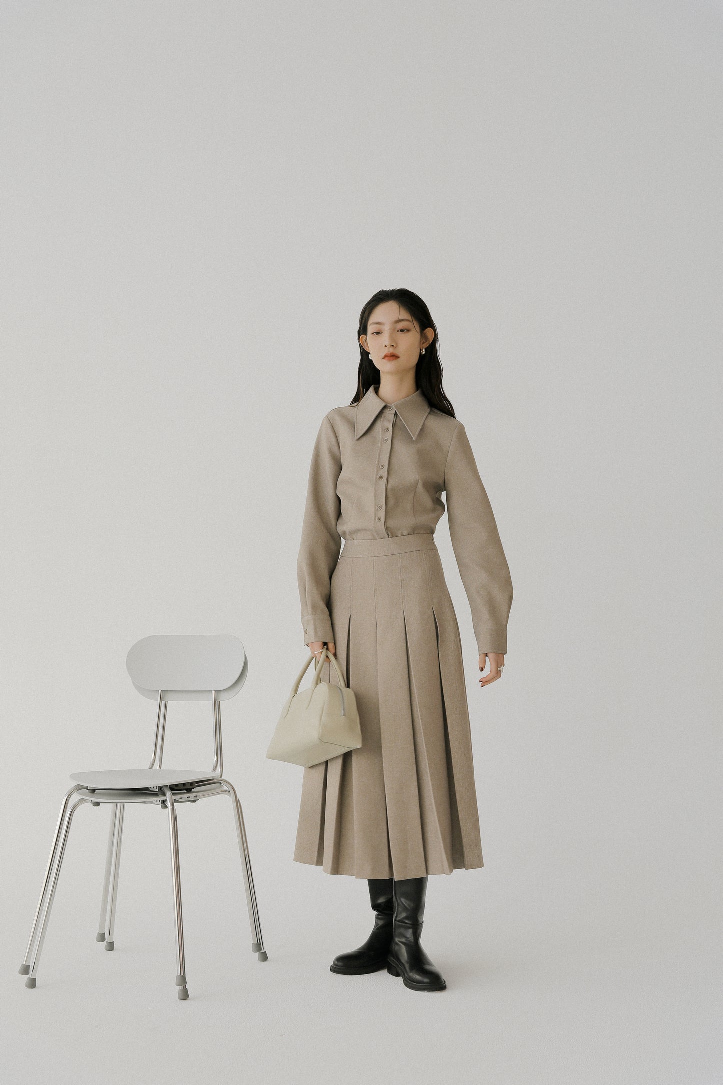 Noma pleat skirt