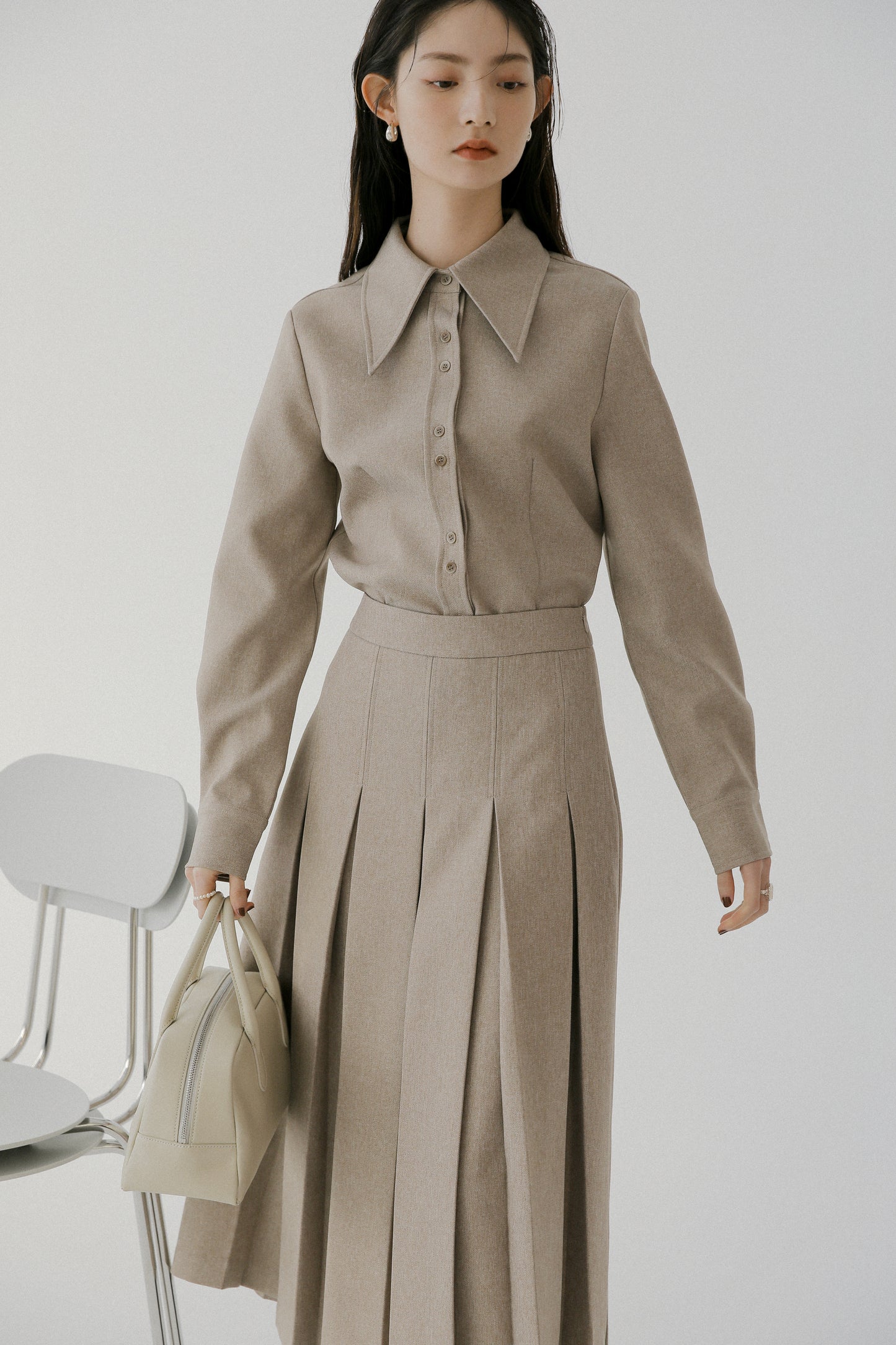 Noma pleat skirt