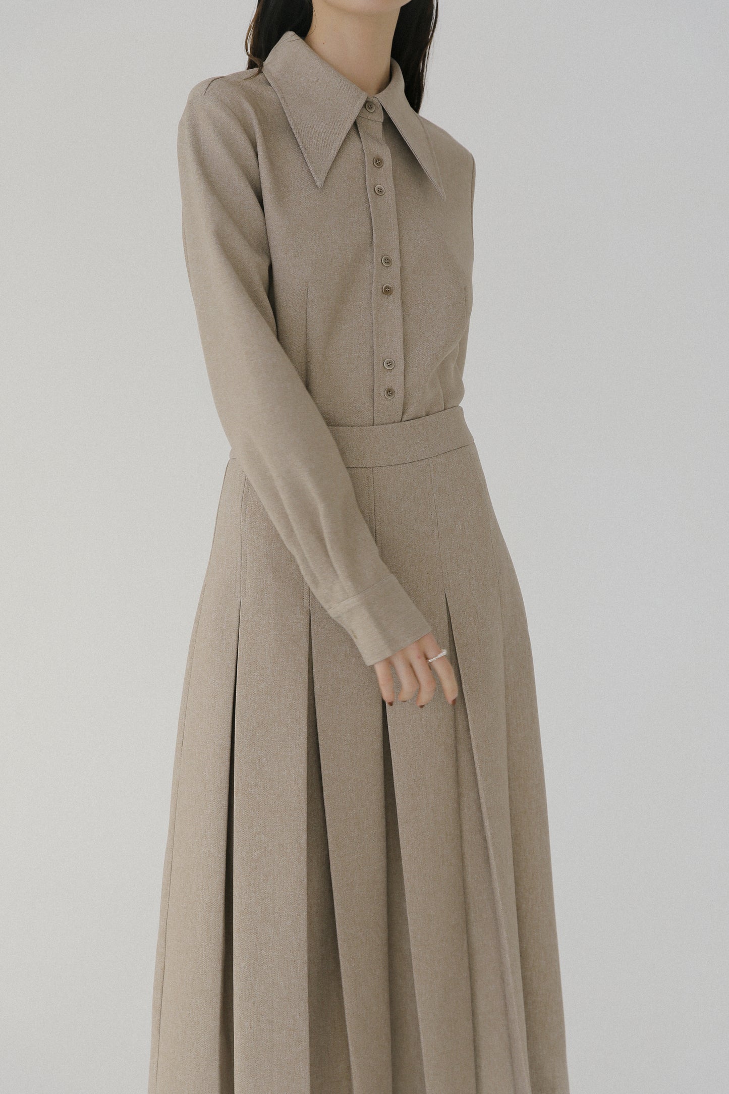 Noma pleat skirt
