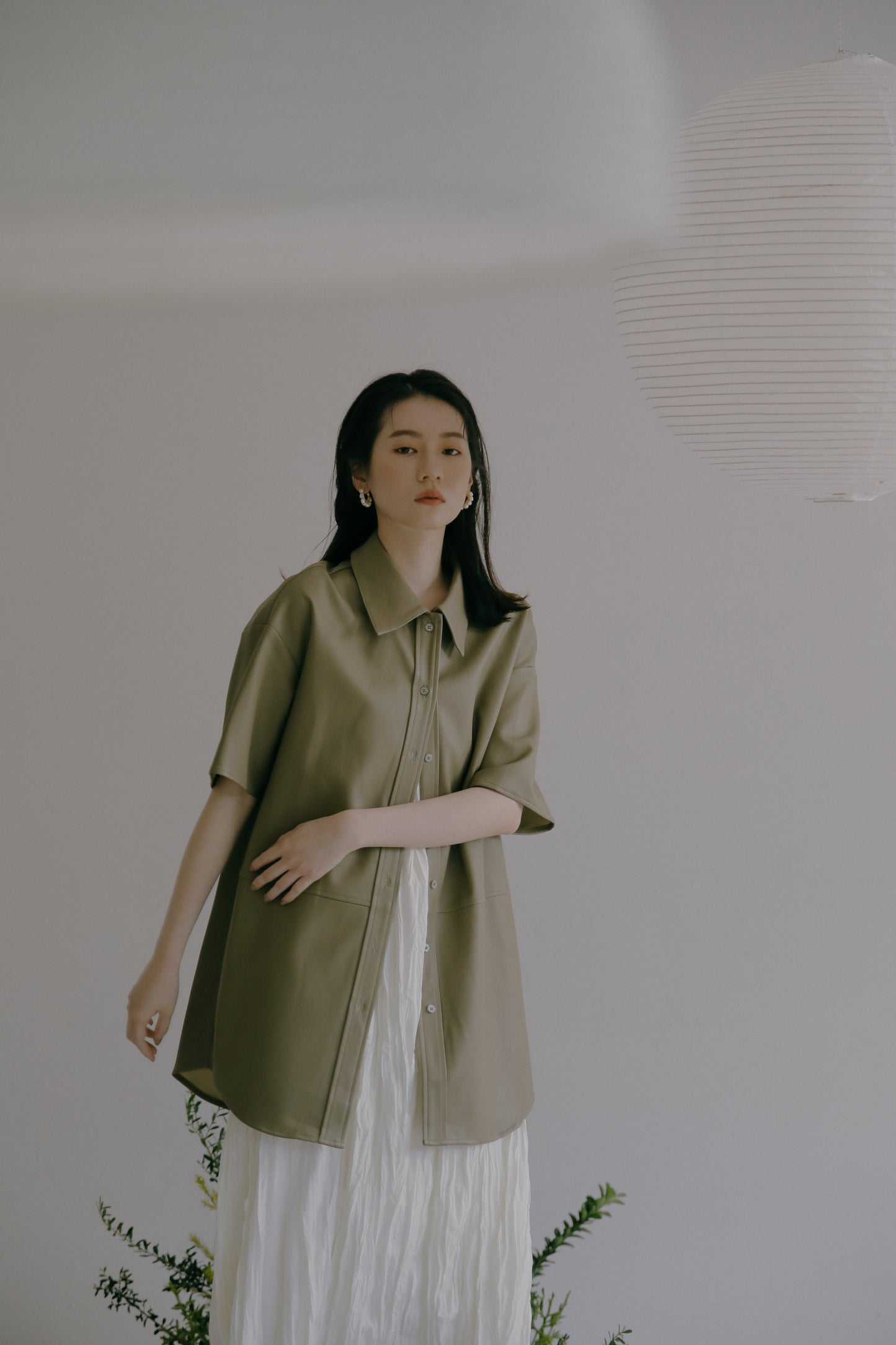 Bern leather shirt