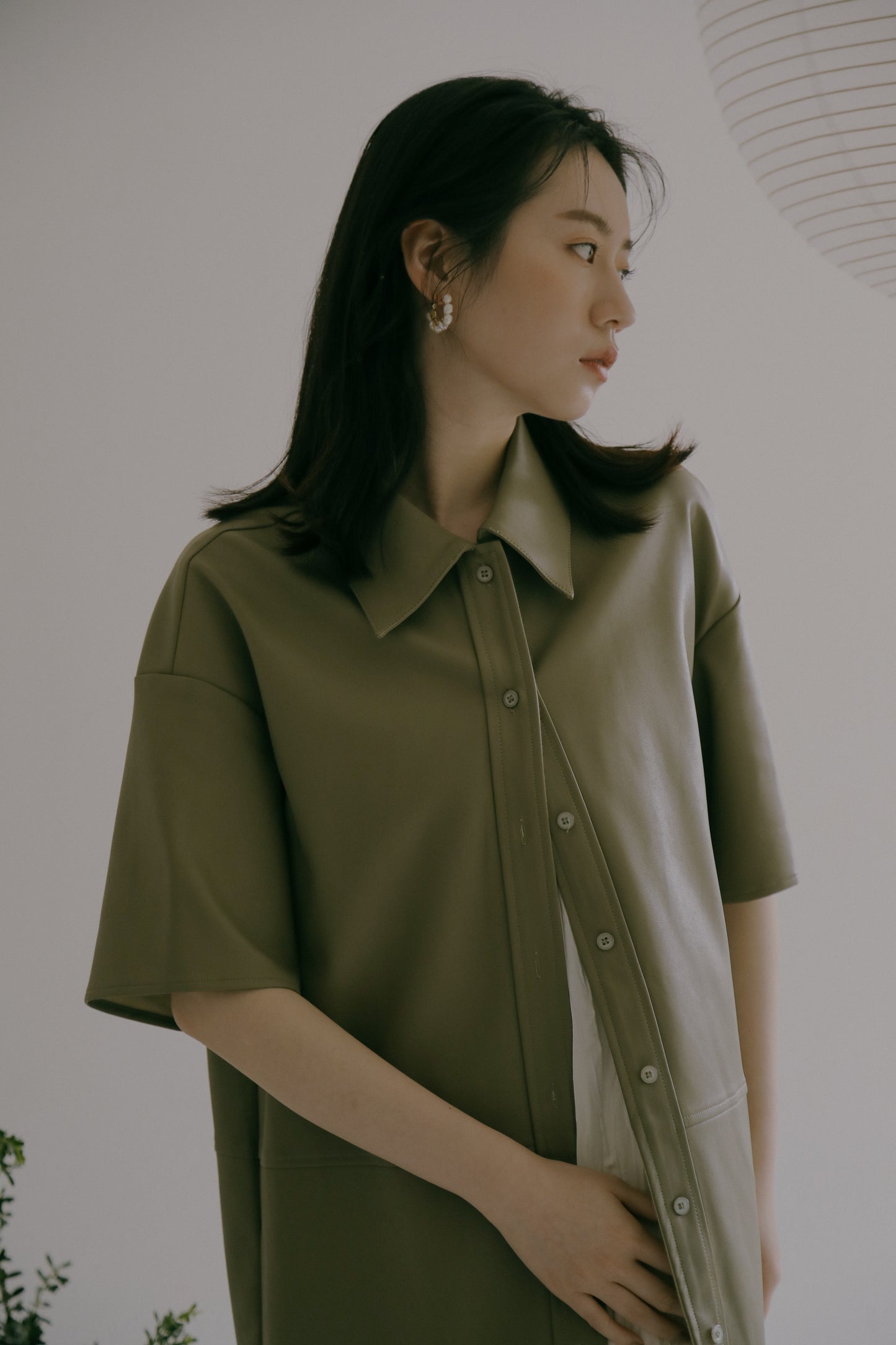 Bern leather shirt