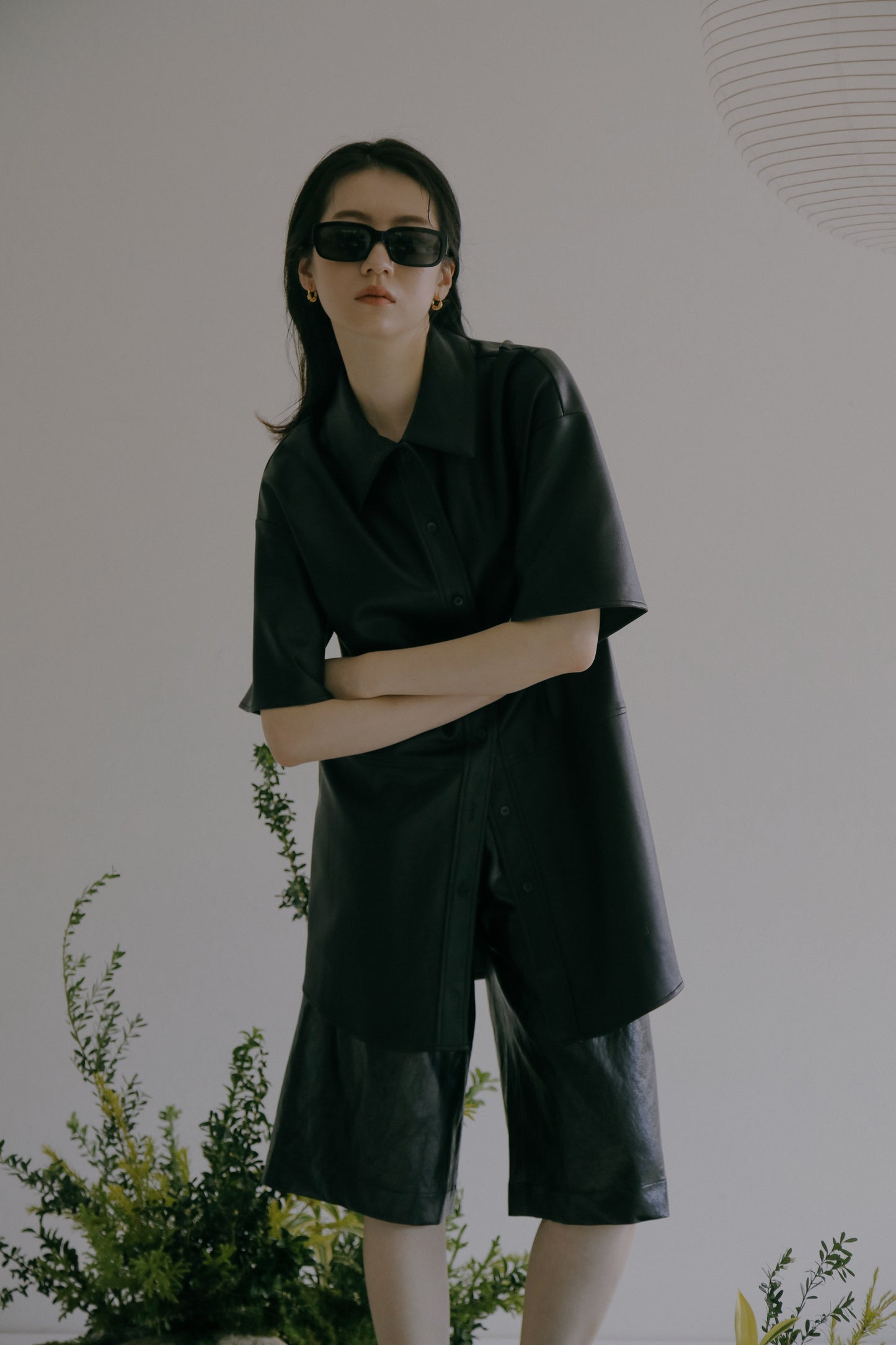 Bern leather shirt