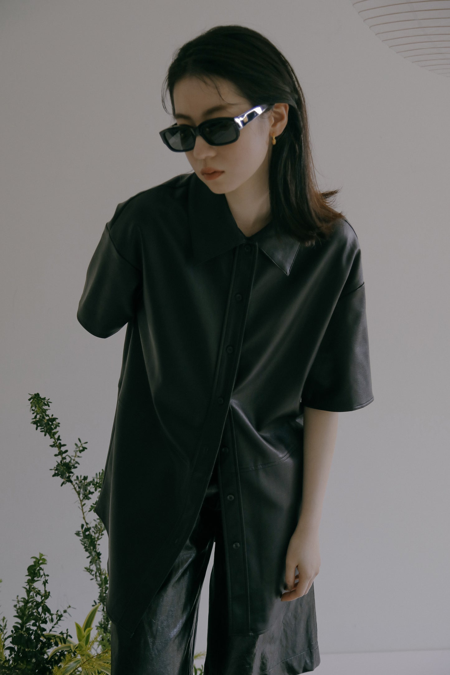 Bern leather shirt