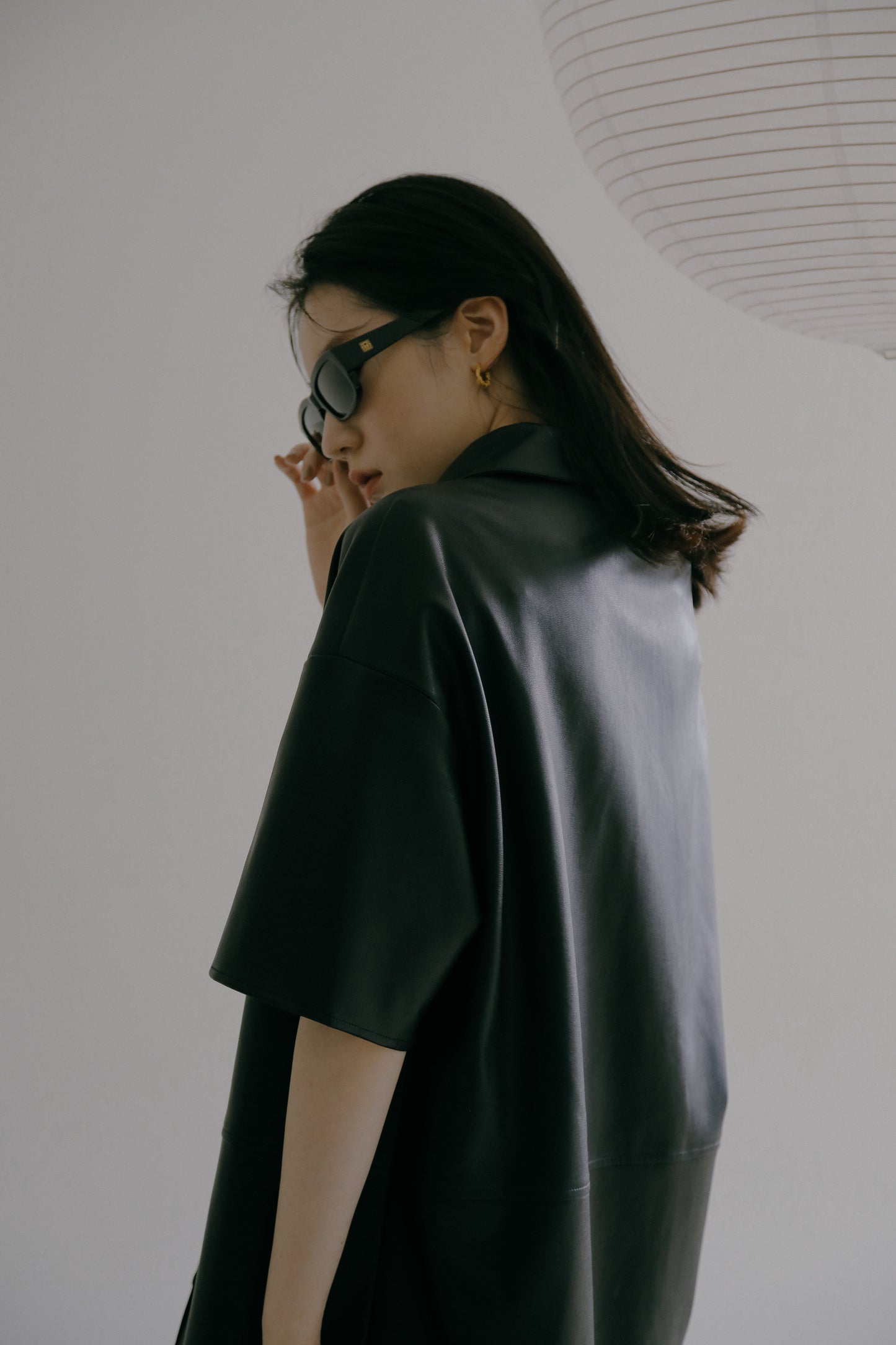 Bern leather shirt