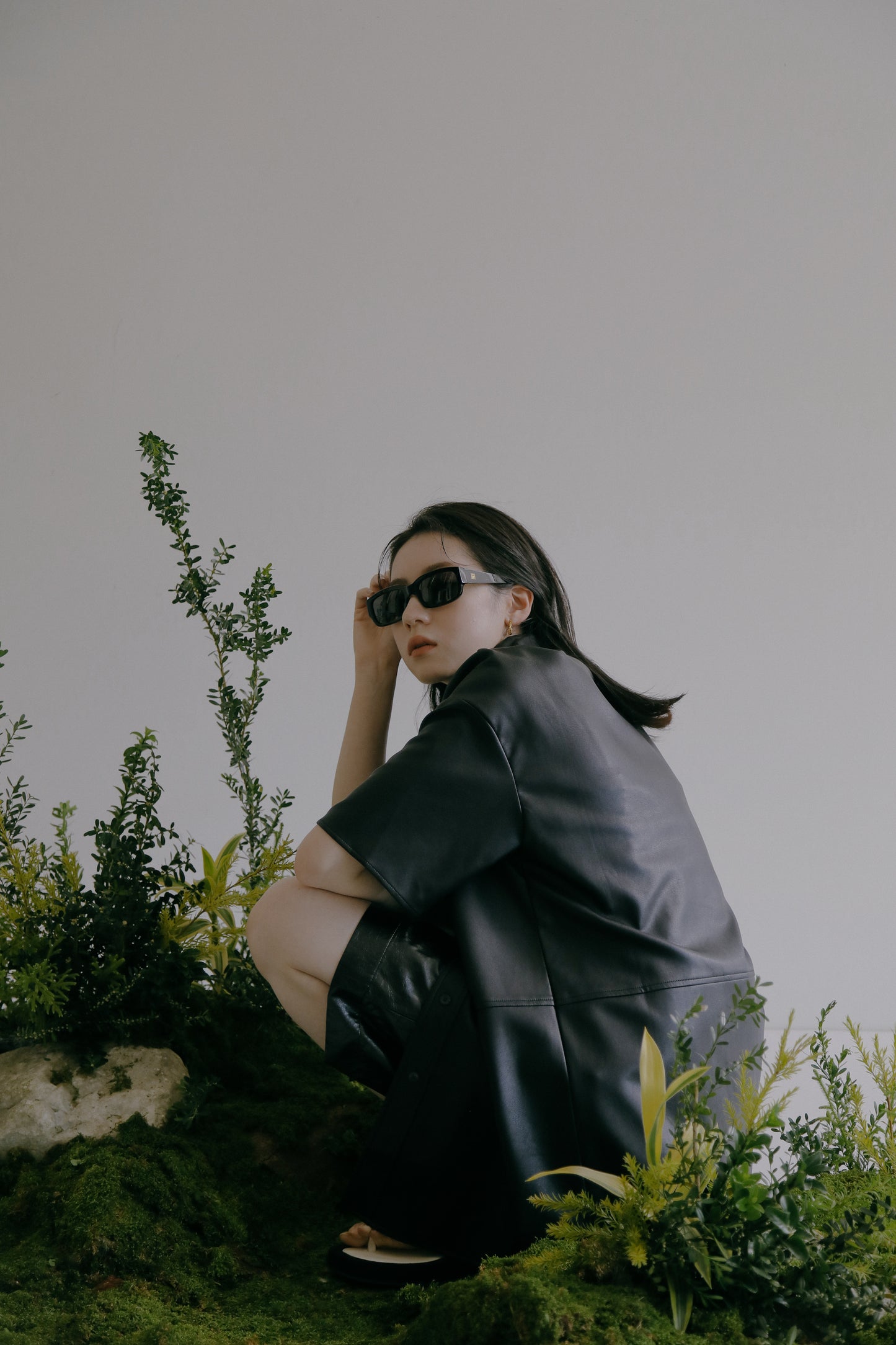 Bern leather shirt