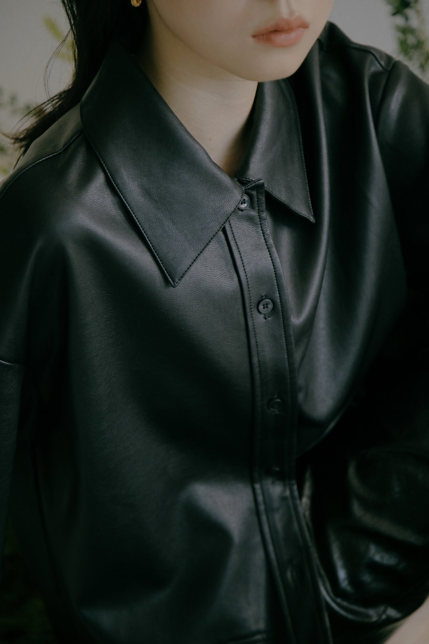 Bern leather shirt