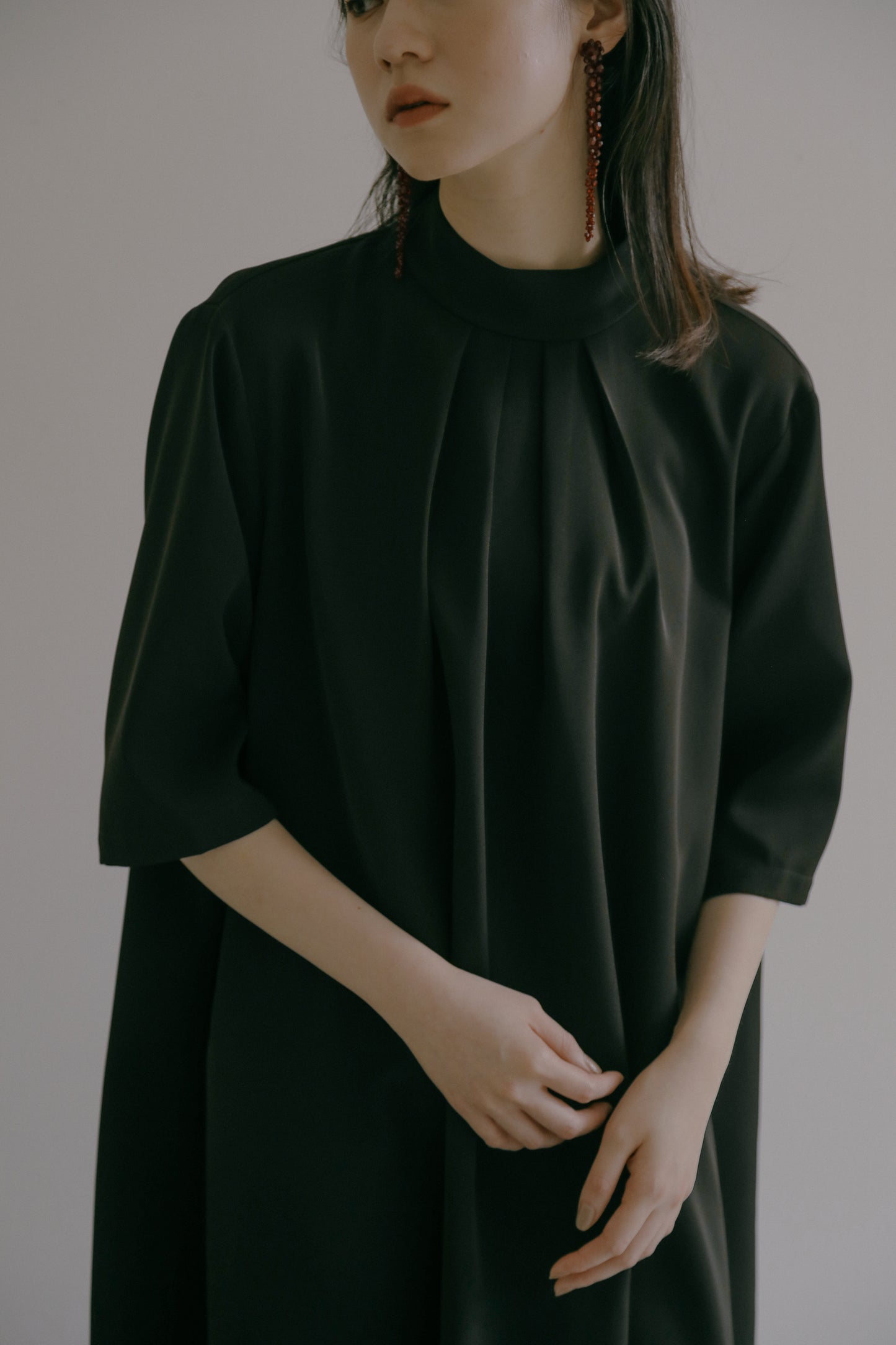 Goddard 褶皺領連身裙