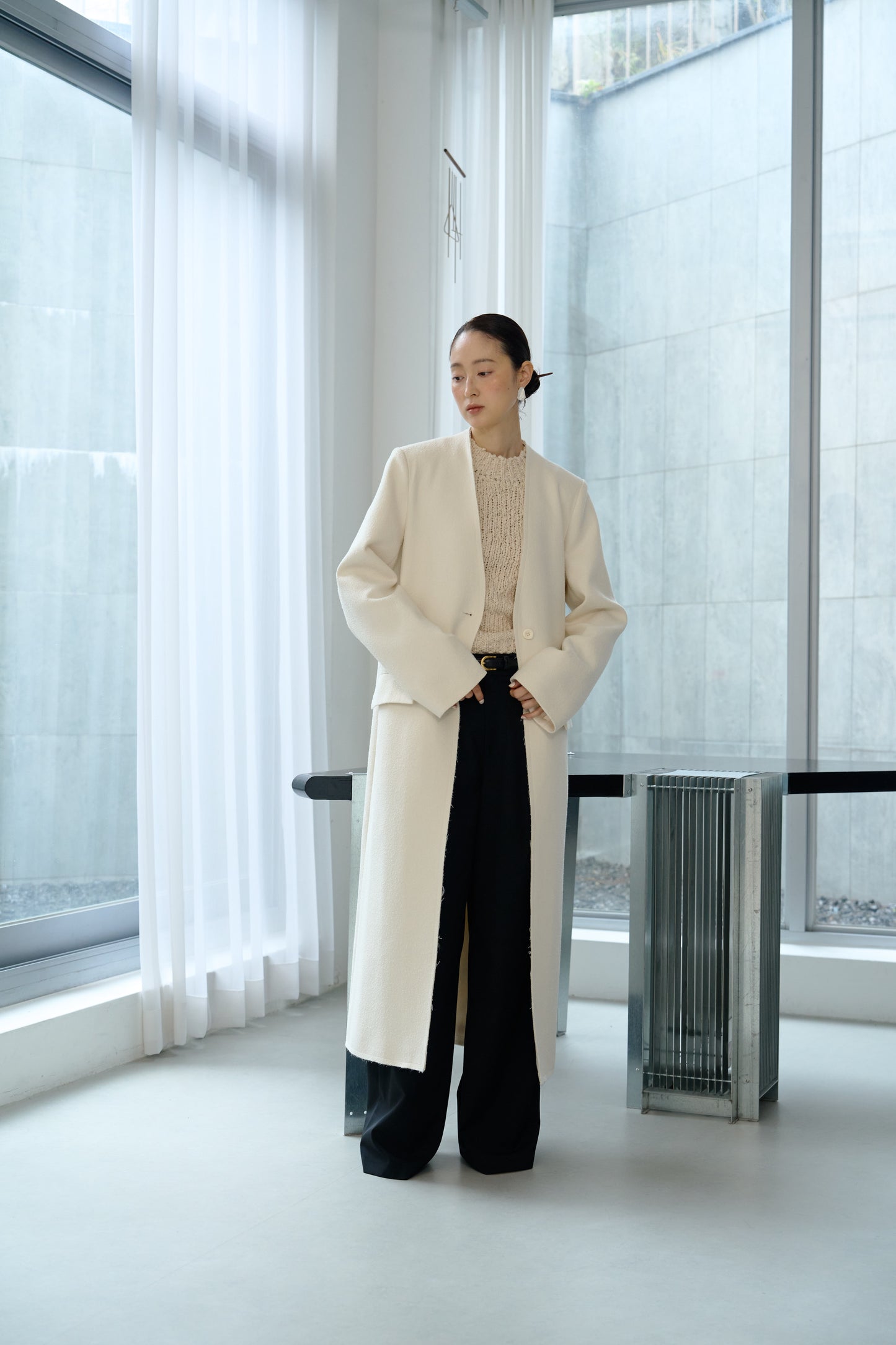 Meteor signature long coat