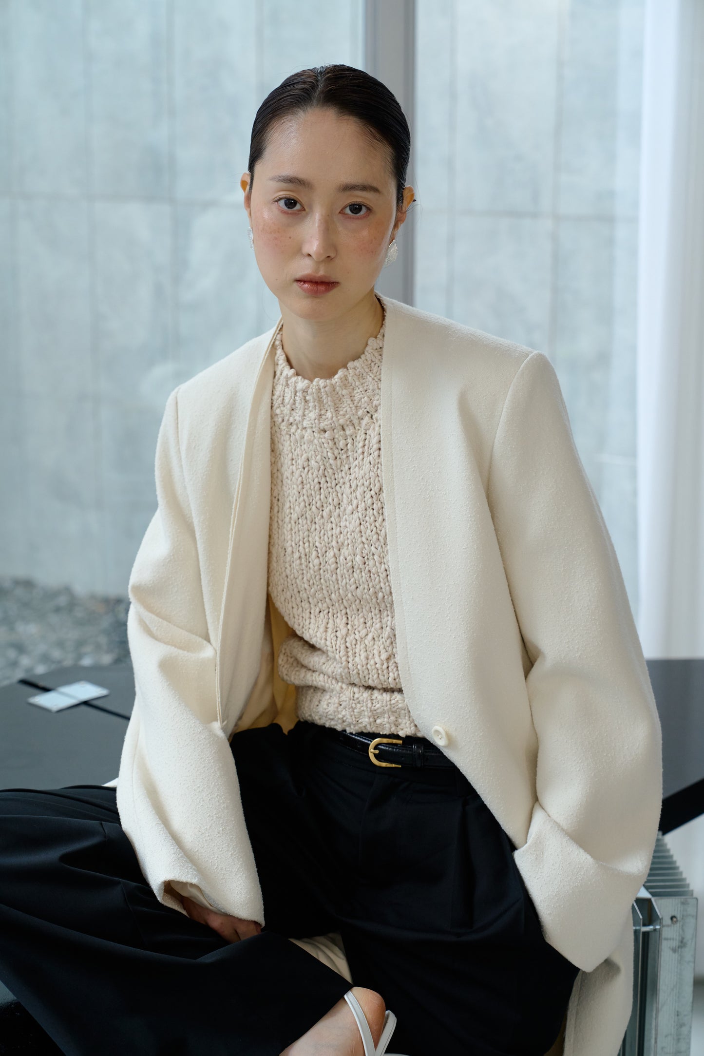 Meteor signature long coat