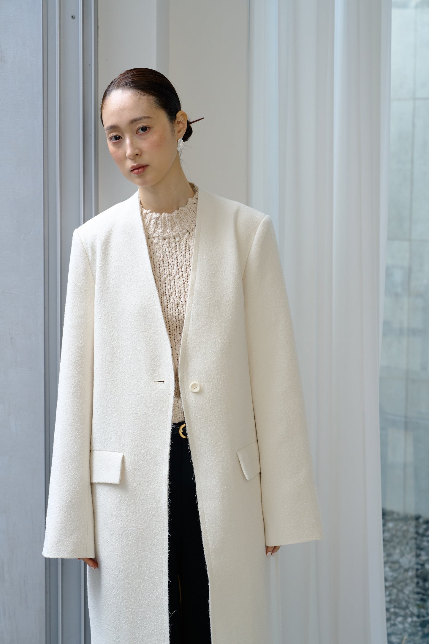 Meteor signature long coat