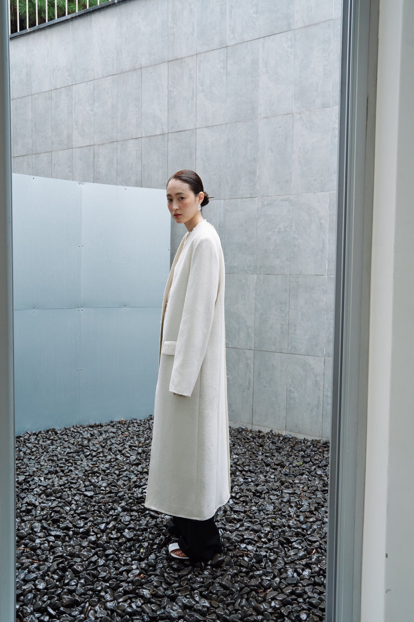 Meteor signature long coat