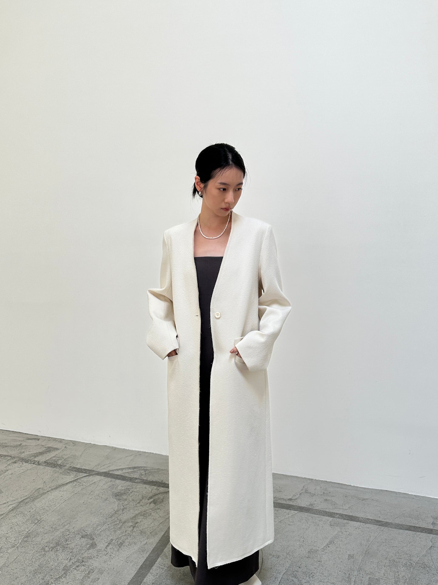 Meteor signature long coat