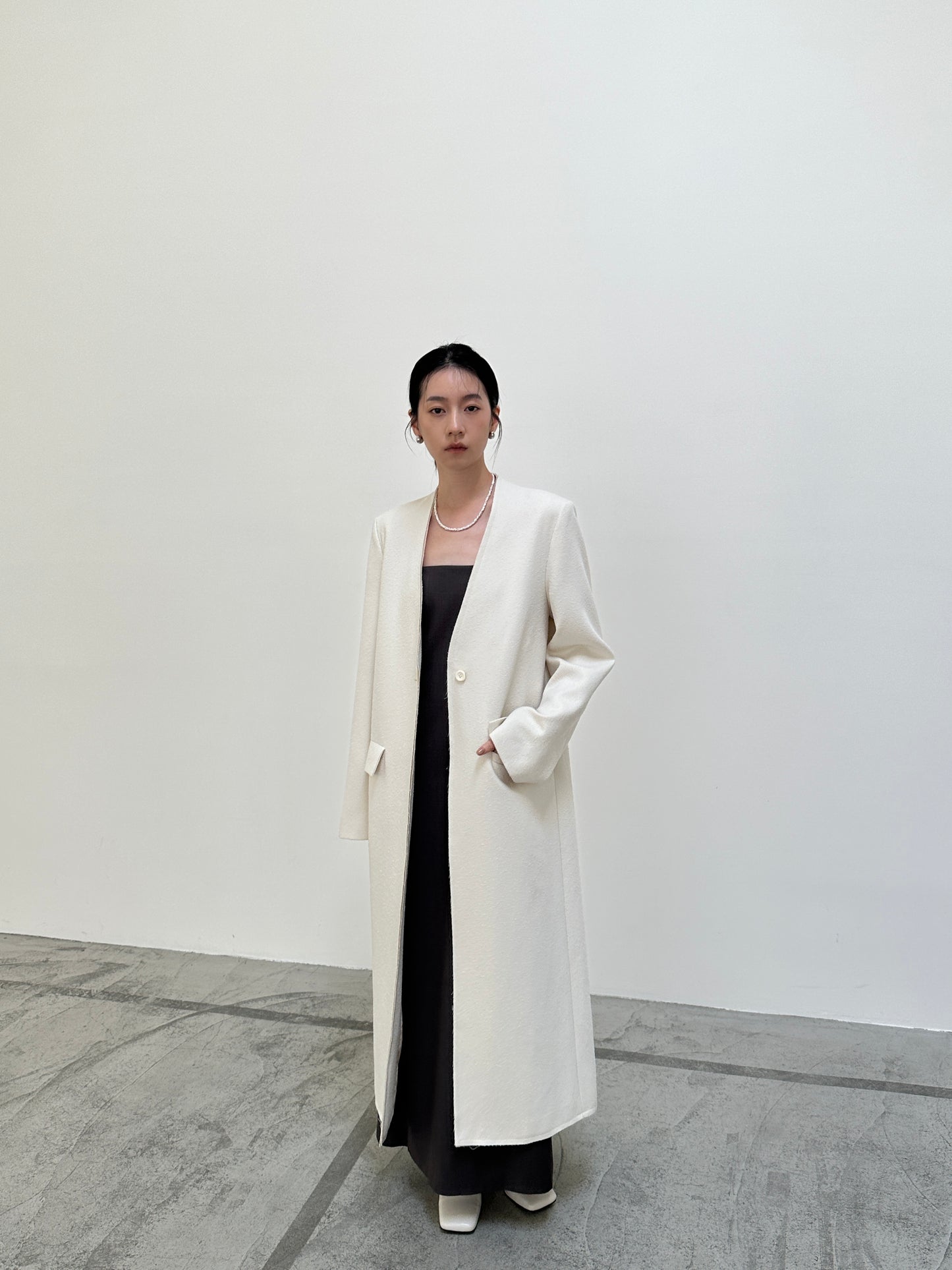 Meteor signature long coat